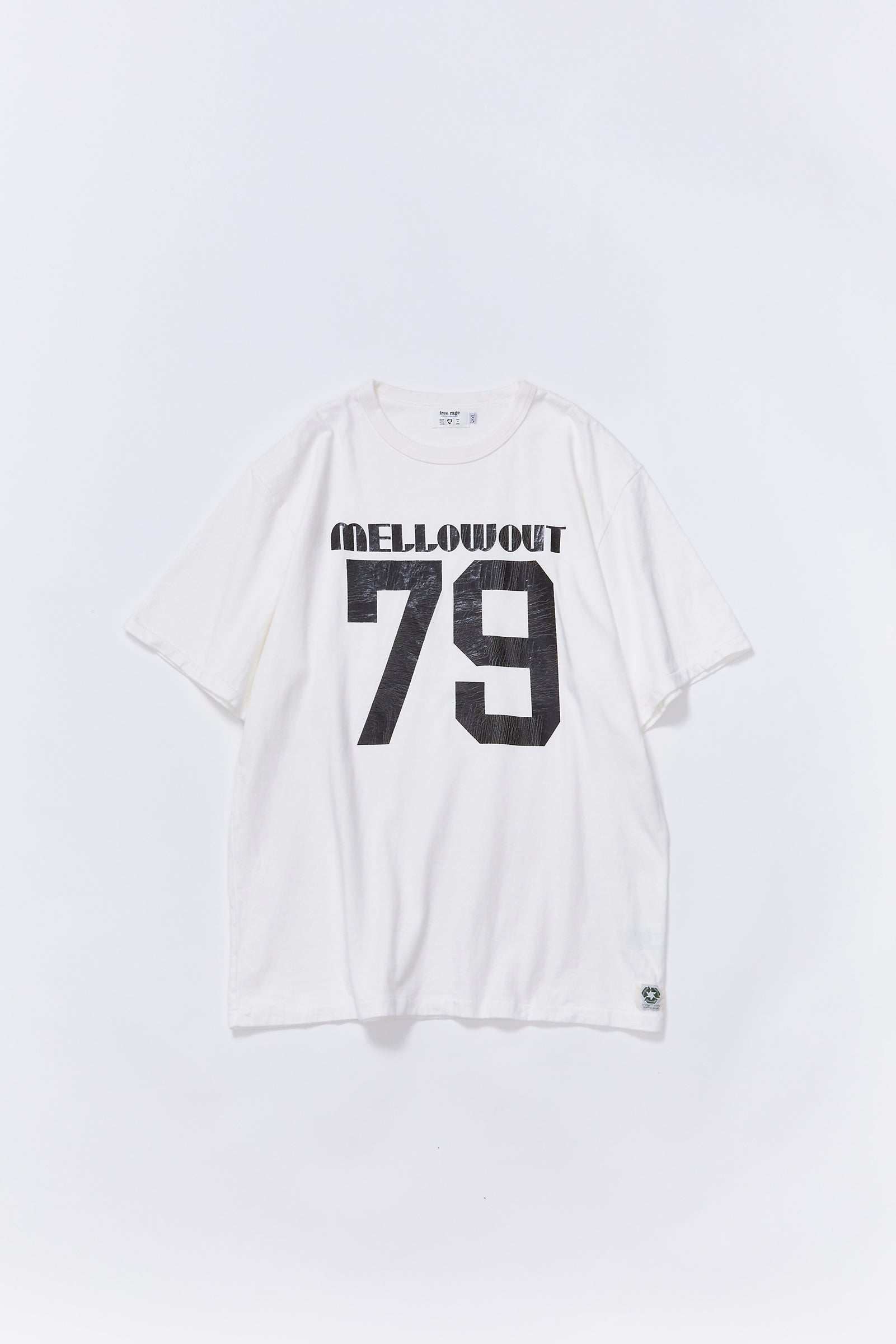 "MELLOW OUT" リサイクルコットンTee