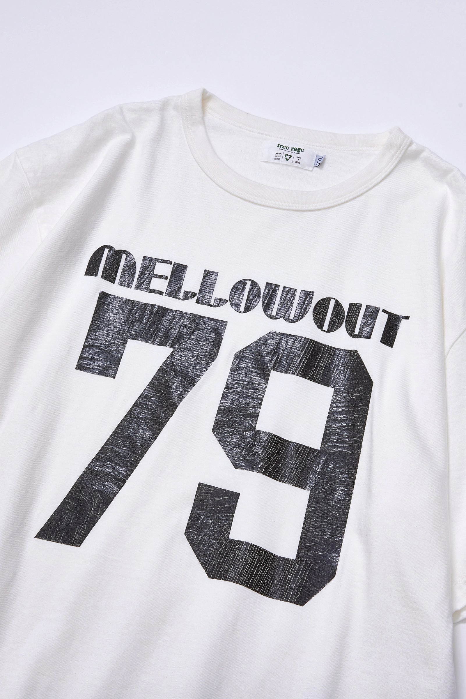 "MELLOW OUT" リサイクルコットンTee