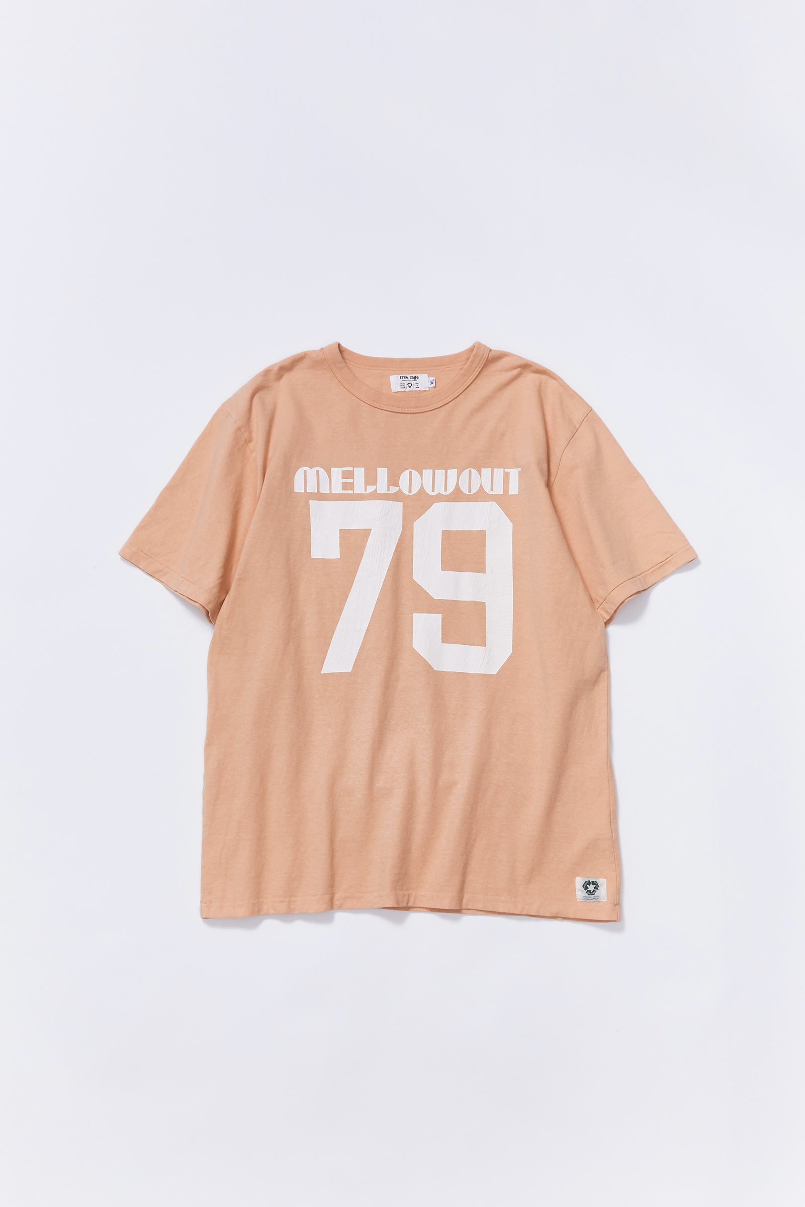 "MELLOW OUT" リサイクルコットンTee