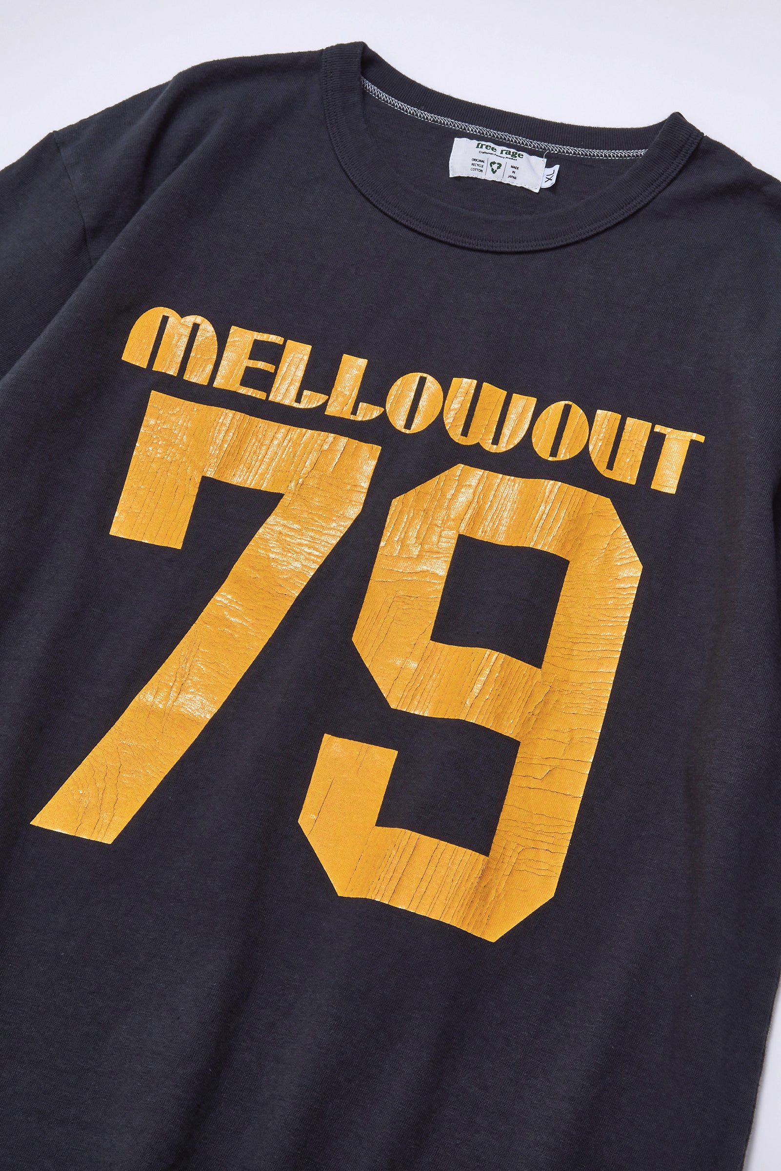 "MELLOW OUT" リサイクルコットンTee