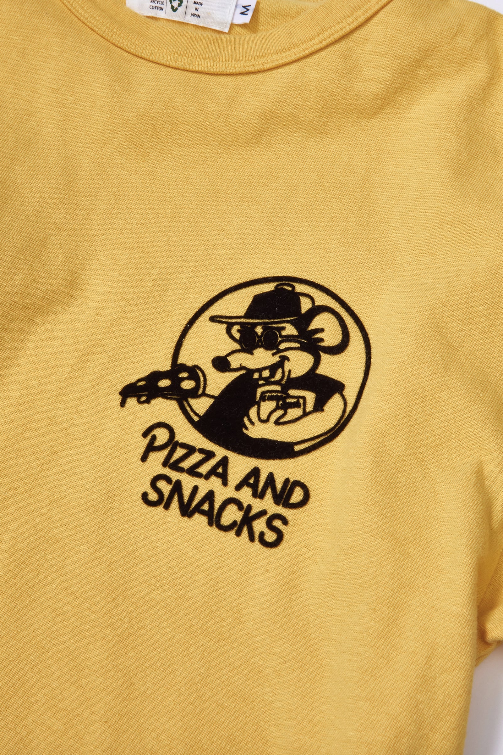 "PIZZA AND SNACKS vol.1" リサイクルコットンTee