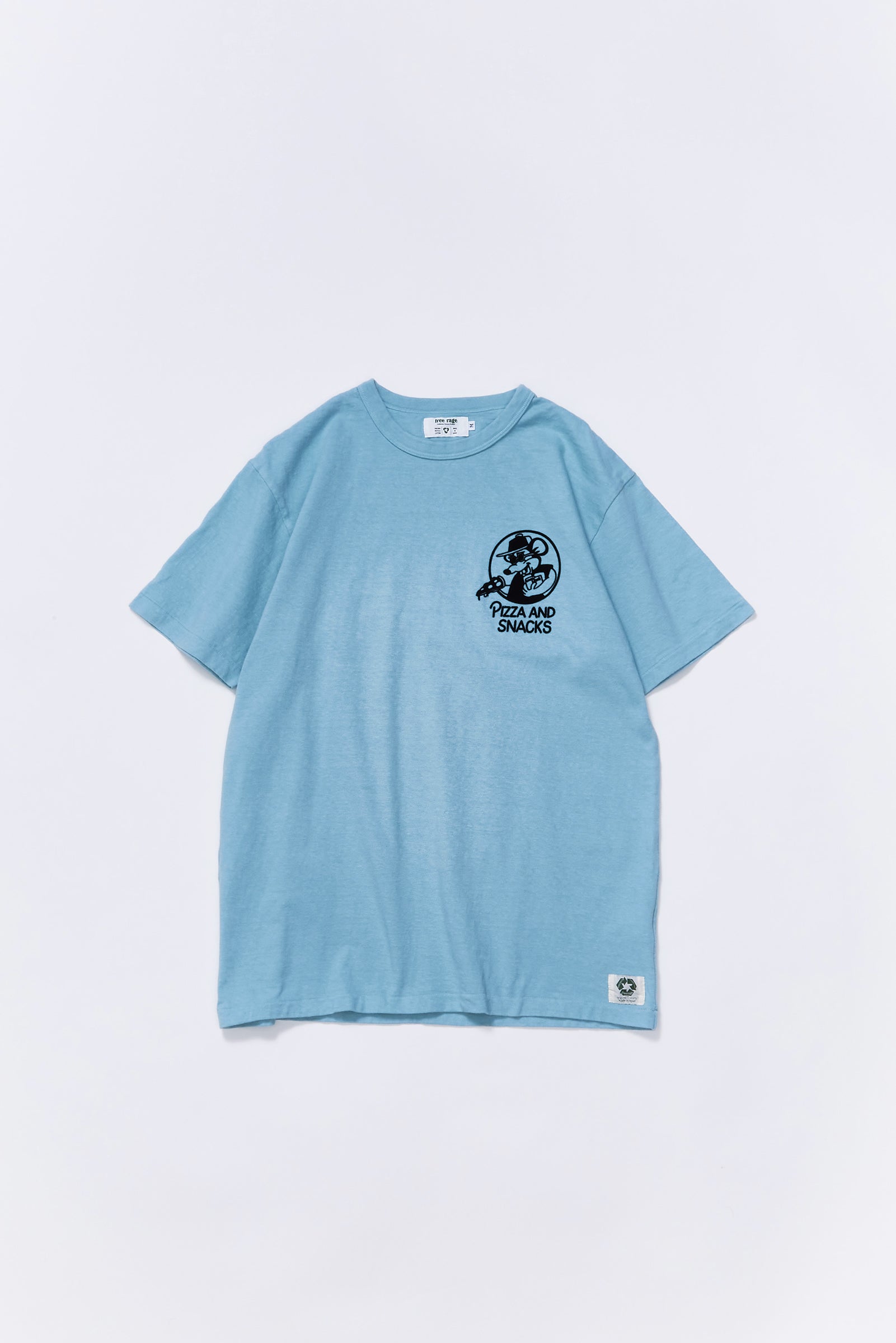 "PIZZA AND SNACKS vol.1" リサイクルコットンTee