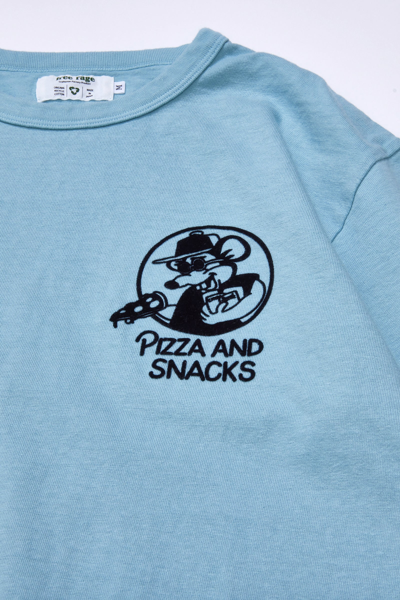 "PIZZA AND SNACKS vol.1" リサイクルコットンTee