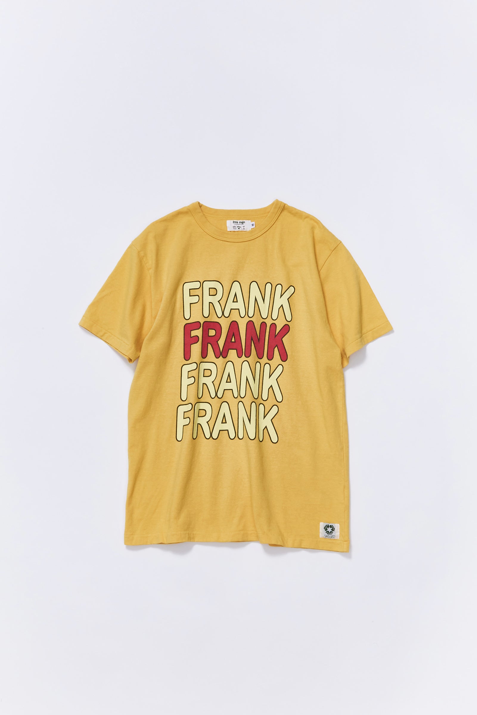 "FRANK BIGLOGO" リサイクルコットンTee