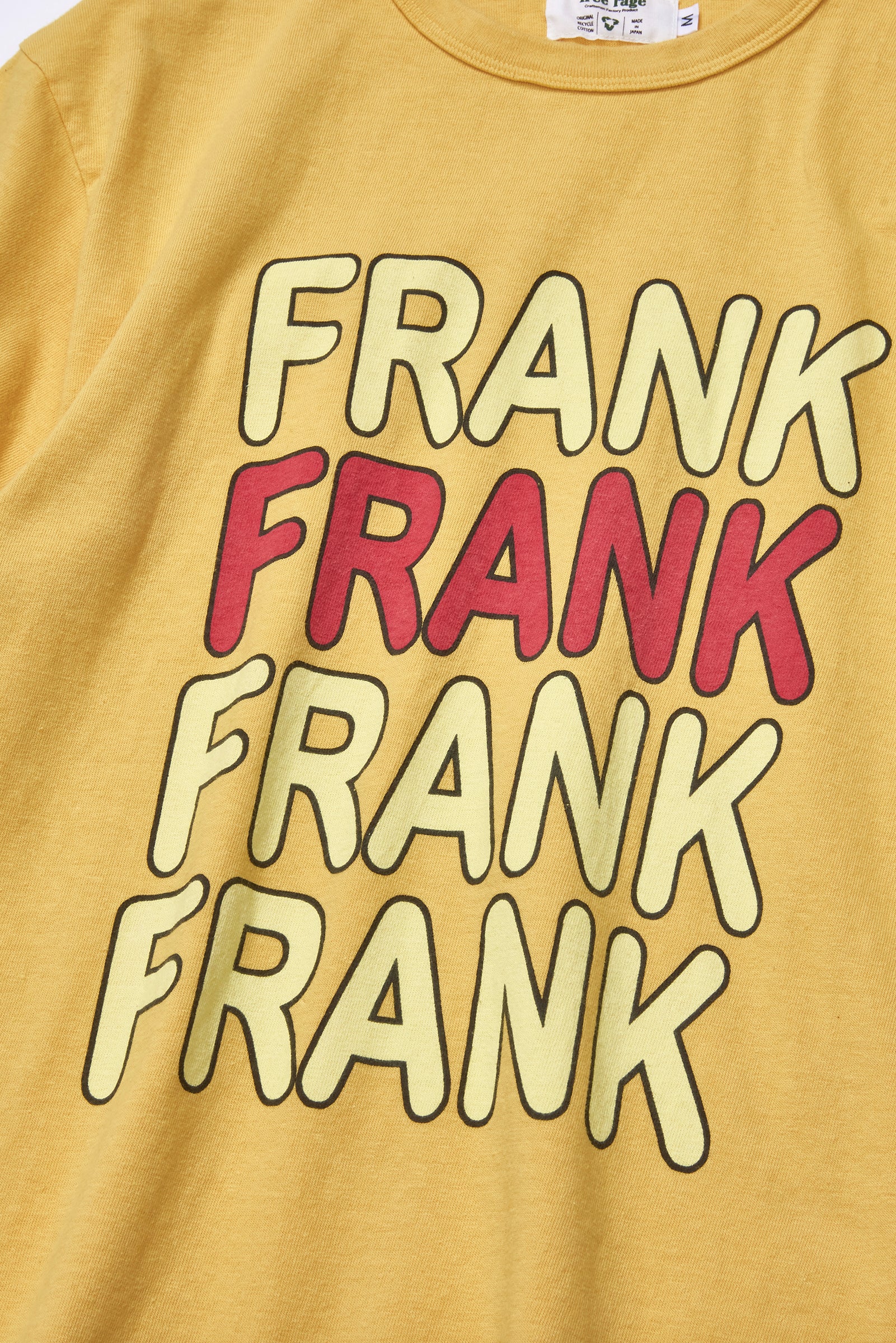 "FRANK BIGLOGO" リサイクルコットンTee