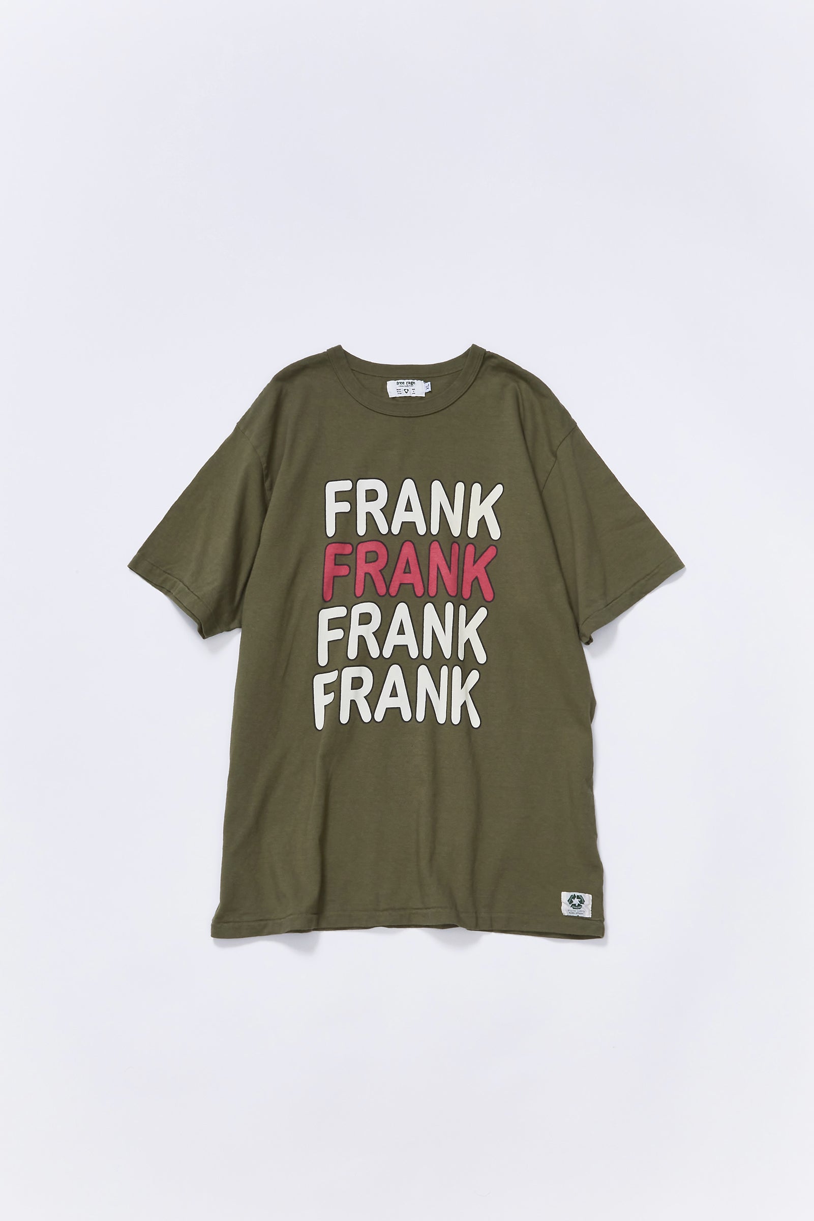 "FRANK BIGLOGO" リサイクルコットンTee