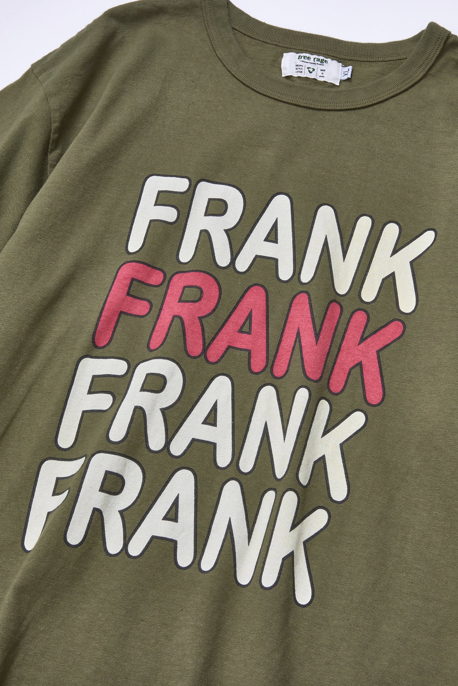 "FRANK BIGLOGO" リサイクルコットンTee