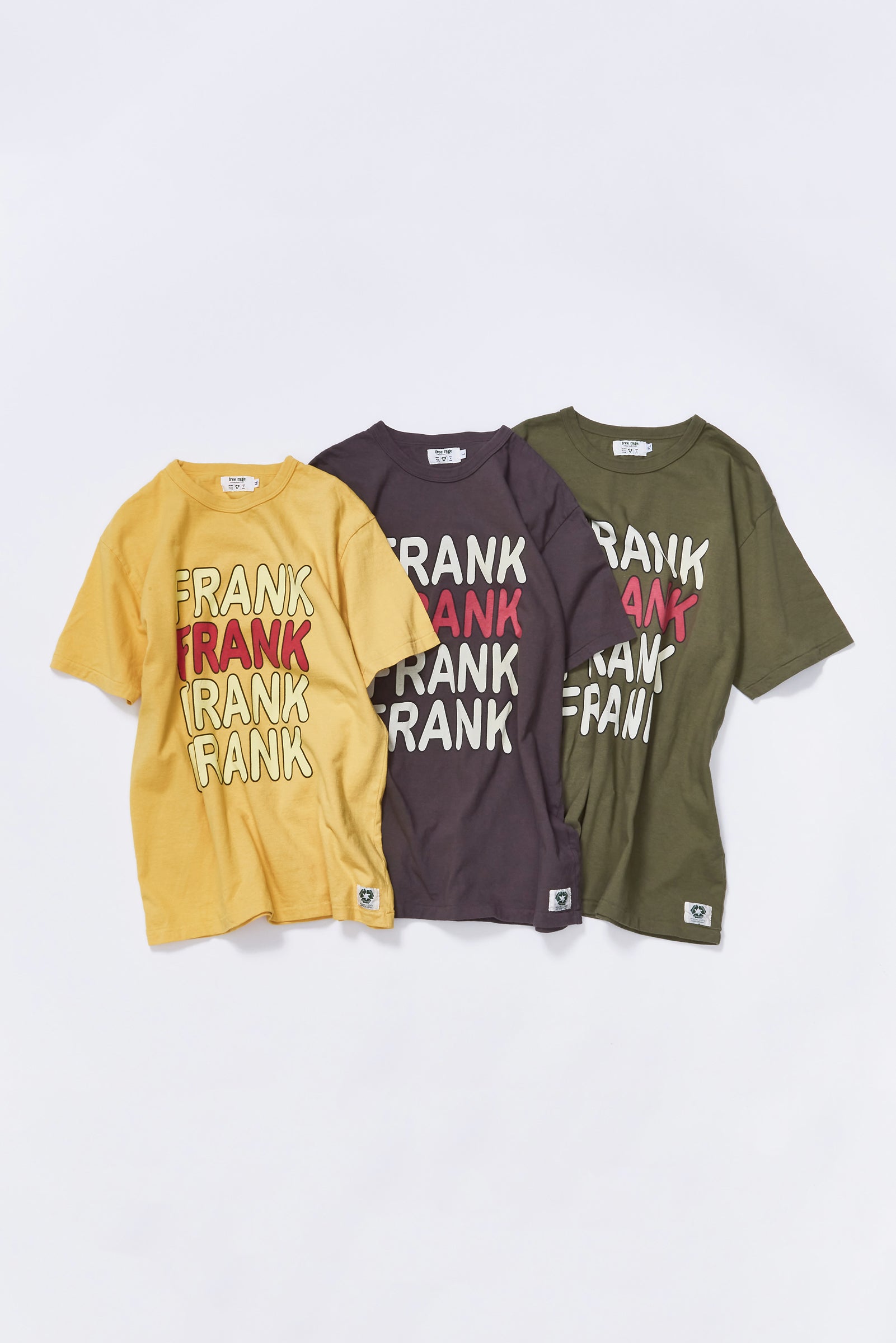 "FRANK BIGLOGO" リサイクルコットンTee