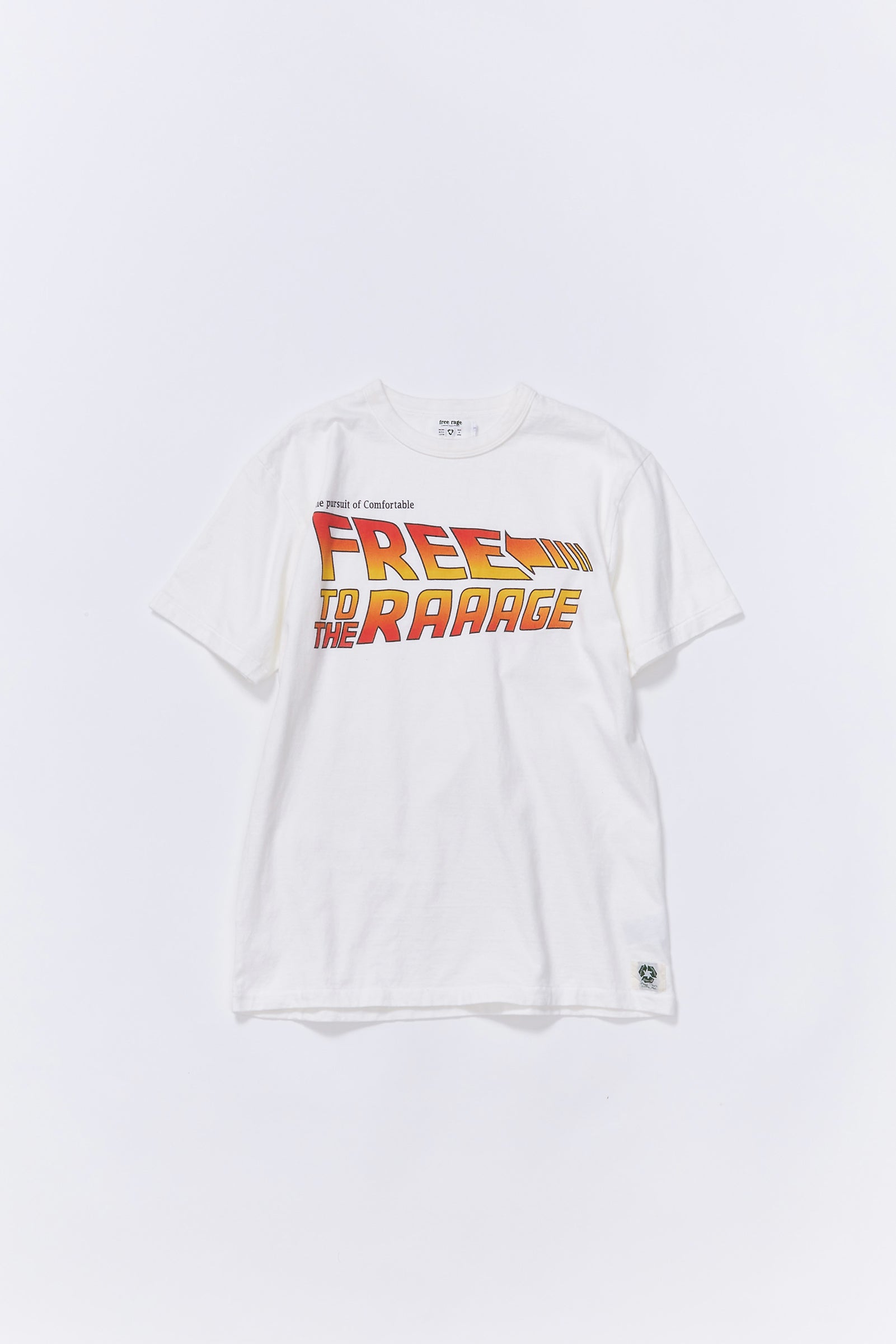 "FREE to the RAGE" リサイクルコットンTee