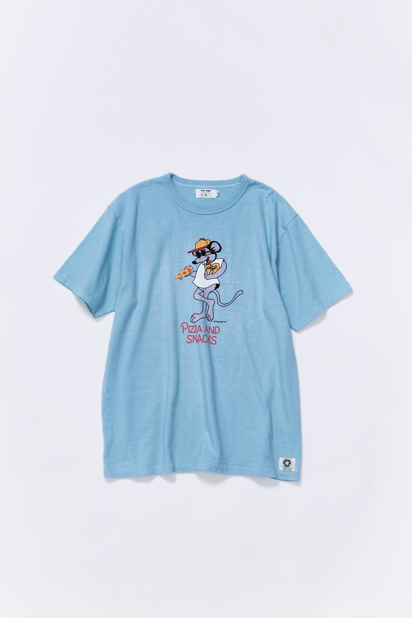 "PIZZA AND SNACKS vol.2" リサイクルコットンTee