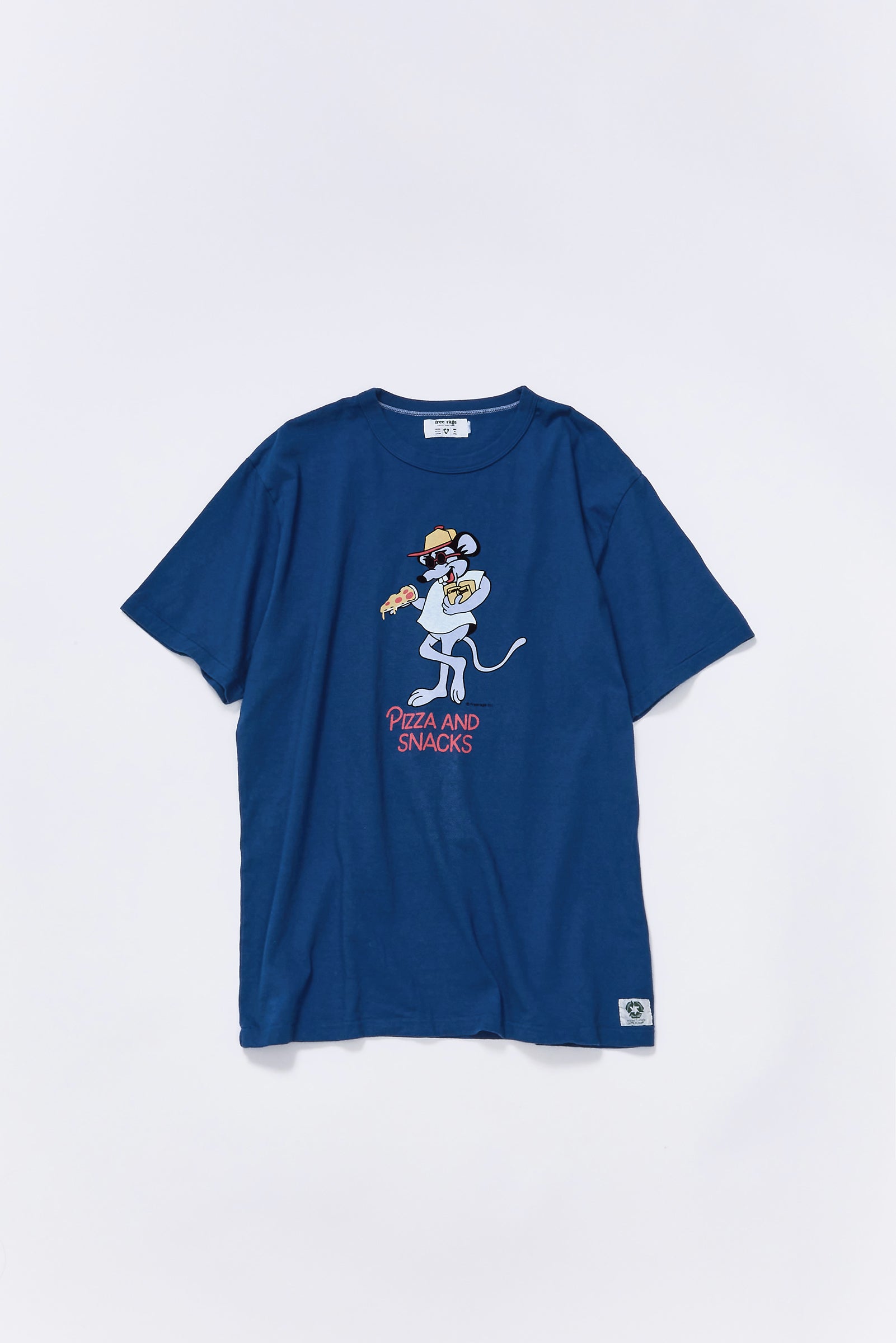 "PIZZA AND SNACKS vol.2" リサイクルコットンTee