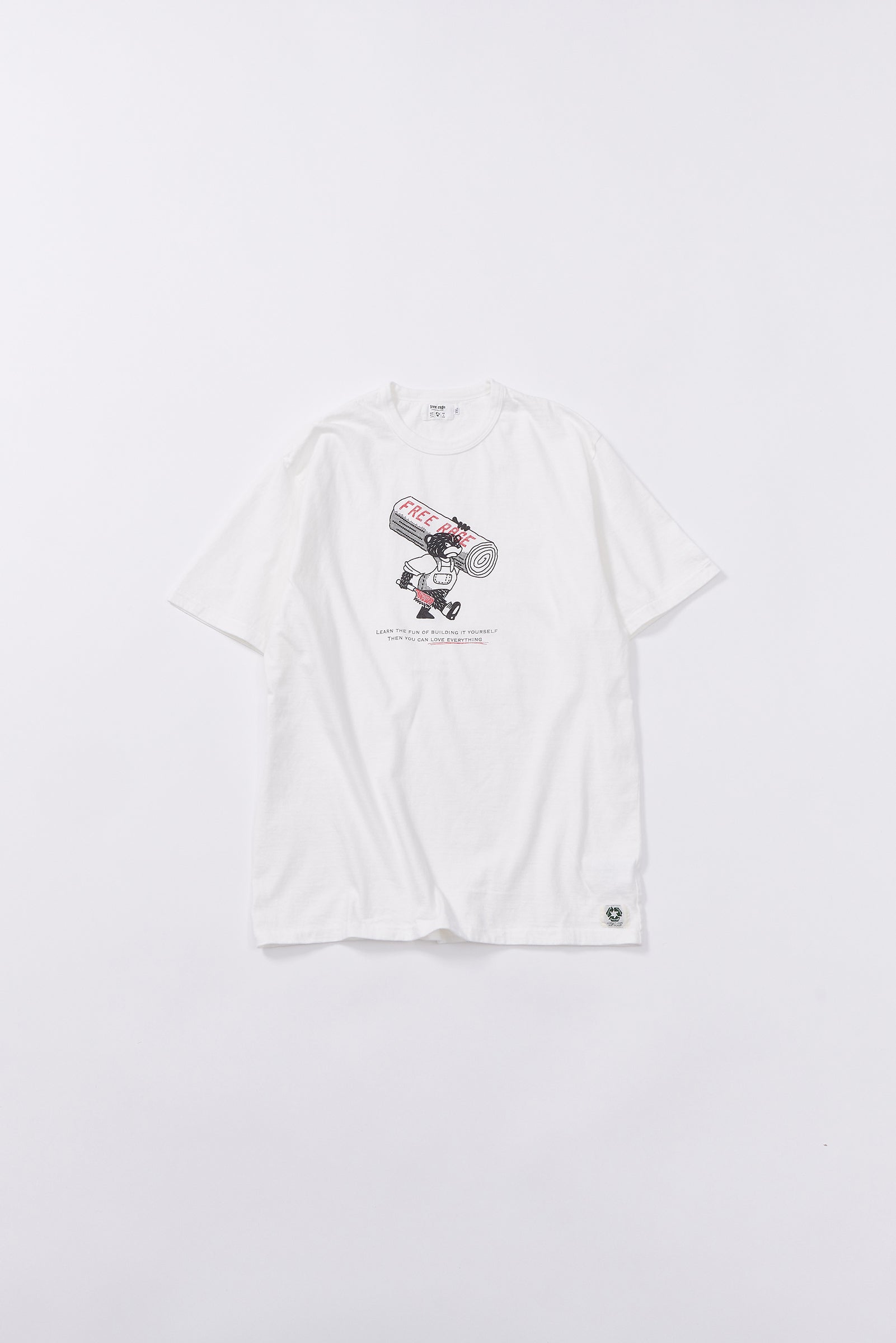 "BUILDING IT YOURSELF" リサイクルコットンTee