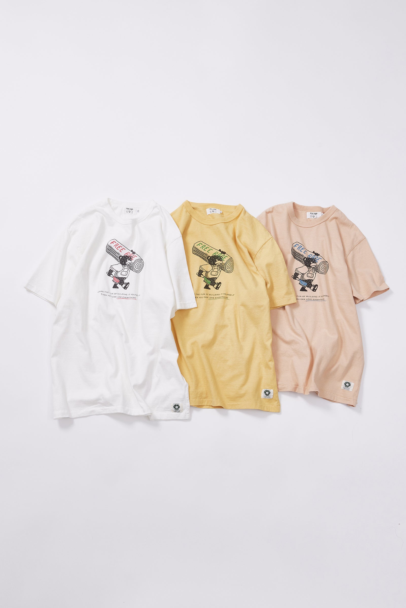 "BUILDING IT YOURSELF" リサイクルコットンTee