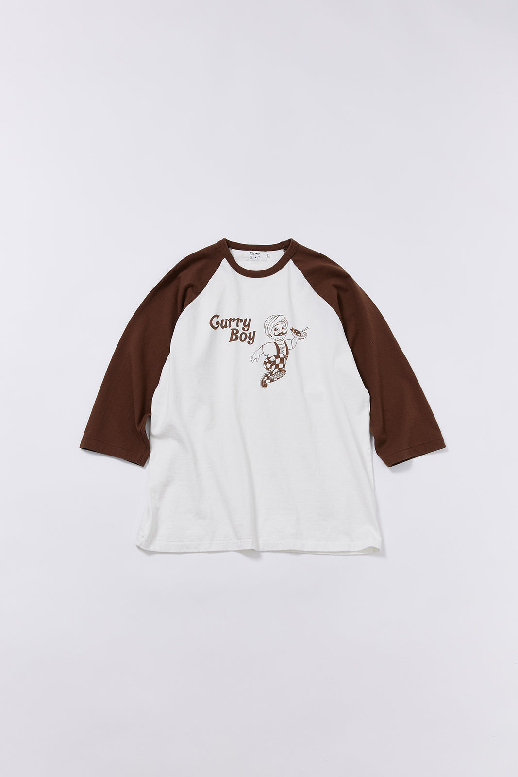 "Curry Boy" ラグラン七部袖Tee