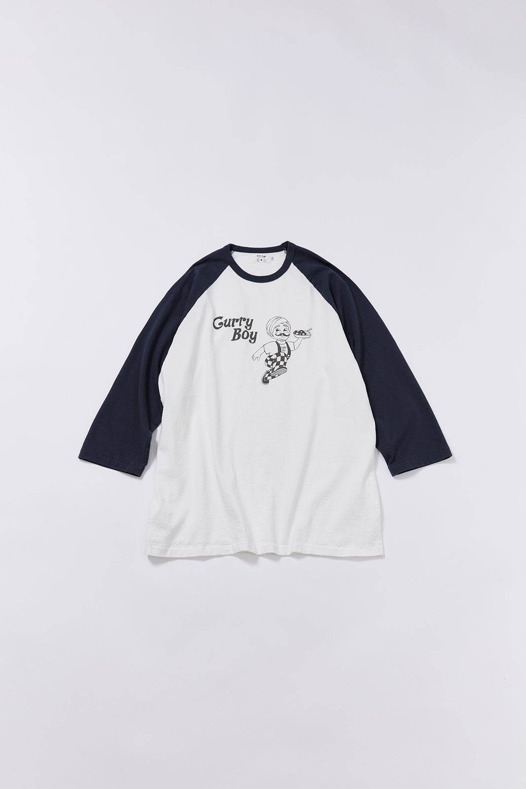 "Curry Boy" ラグラン七部袖Tee