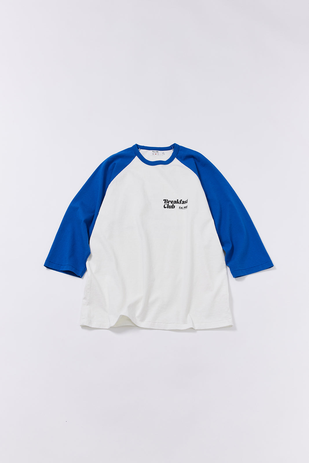 "Breakfast Club" ラグラン七部袖Tee