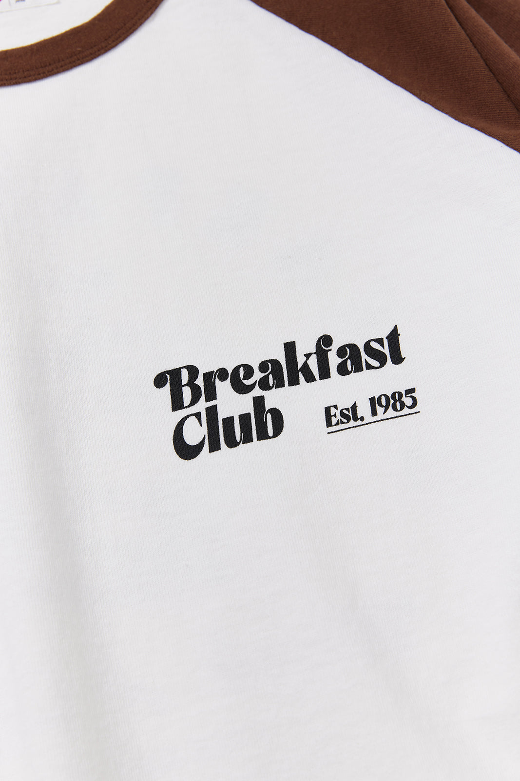 "Breakfast Club" ラグラン七部袖Tee