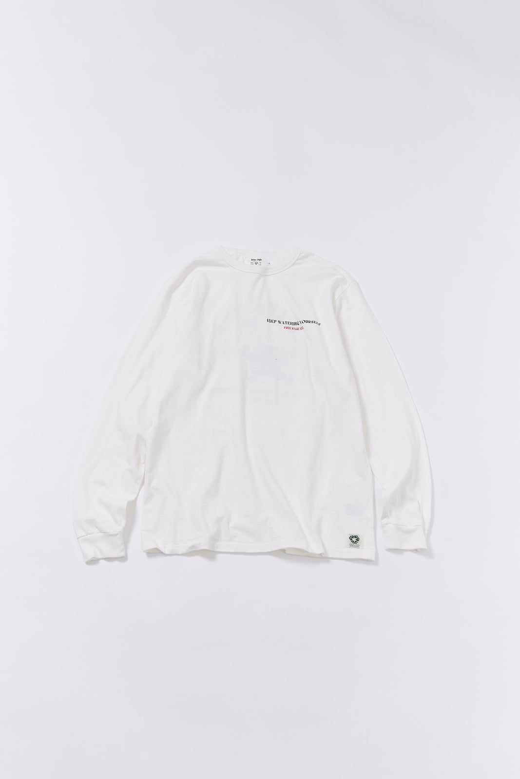 "GROWING" リサイクルコットン長袖Tee