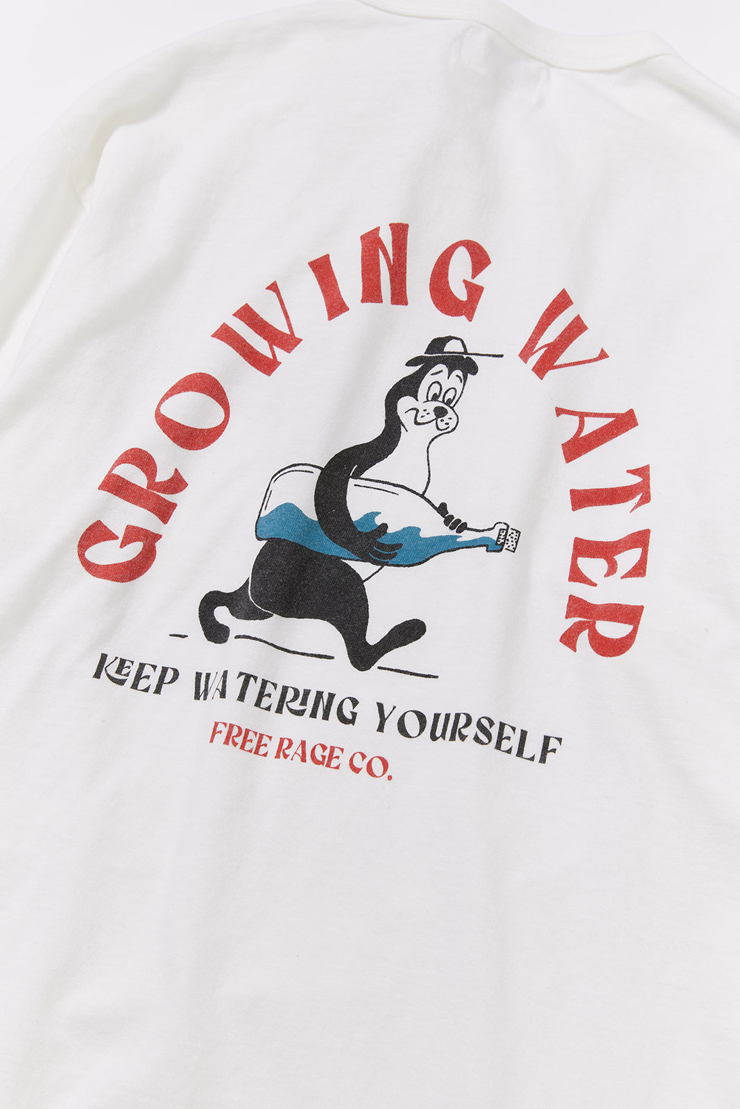 "GROWING" リサイクルコットン長袖Tee