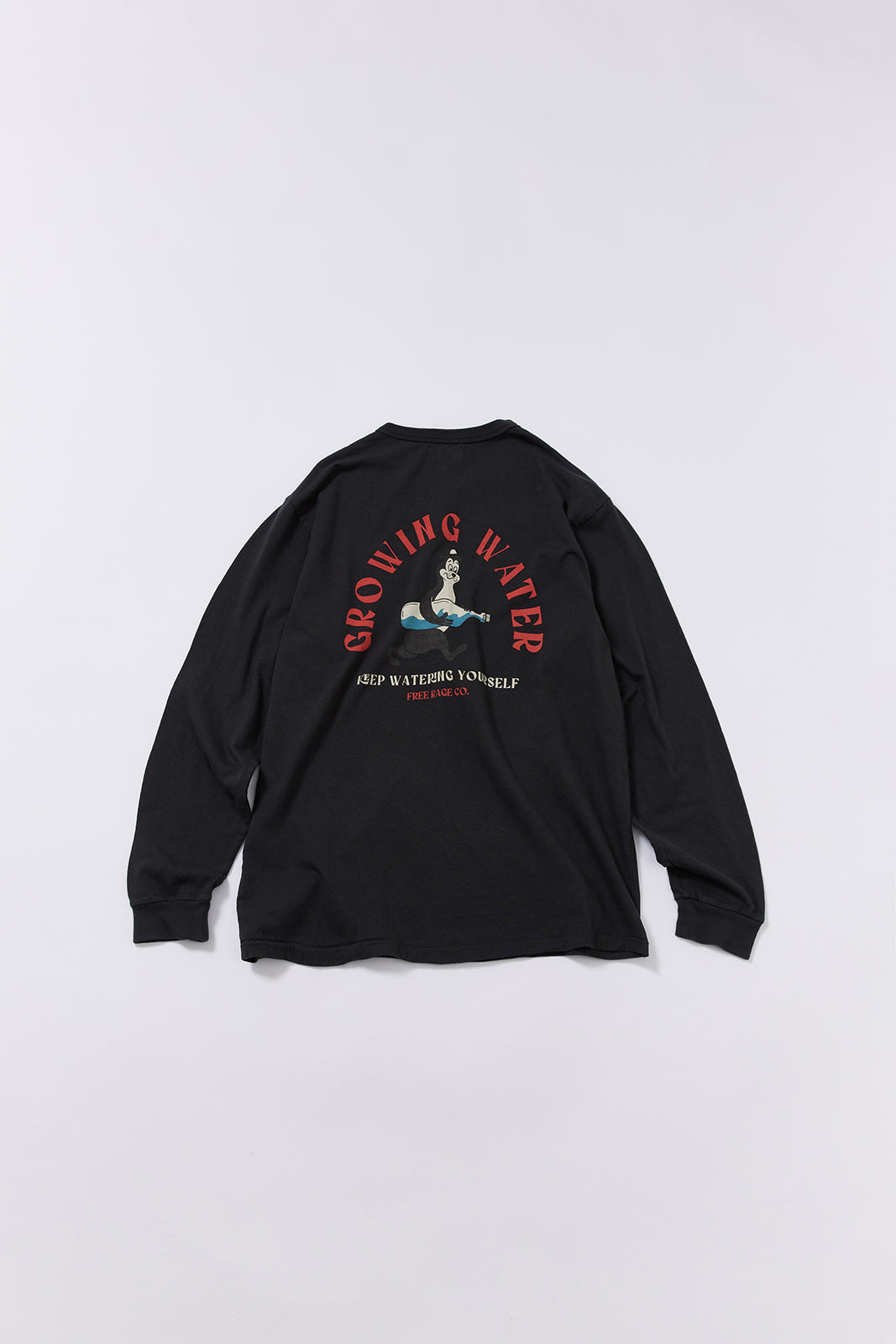 "GROWING" リサイクルコットン長袖Tee