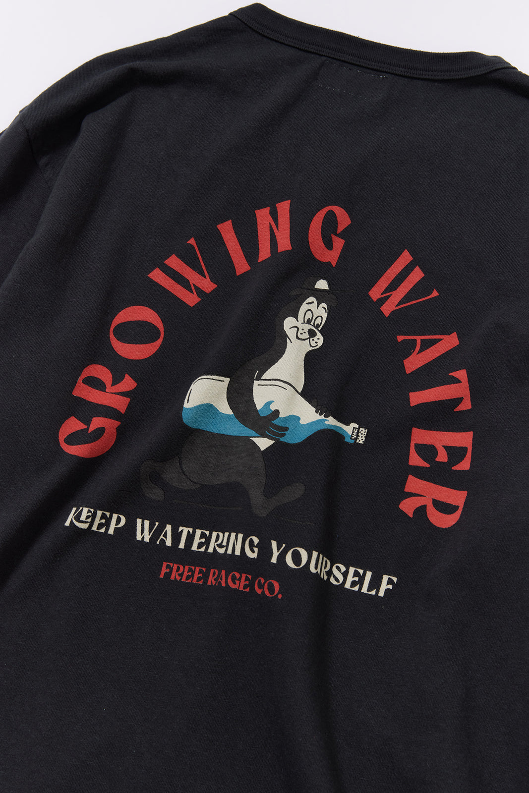 "GROWING" リサイクルコットン長袖Tee