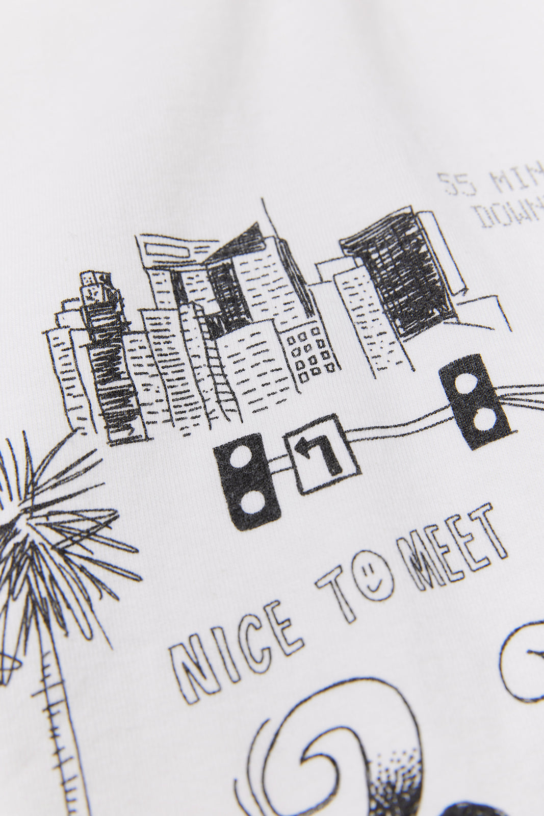 "NICE TO MEET...LA" リサイクルコットンTee