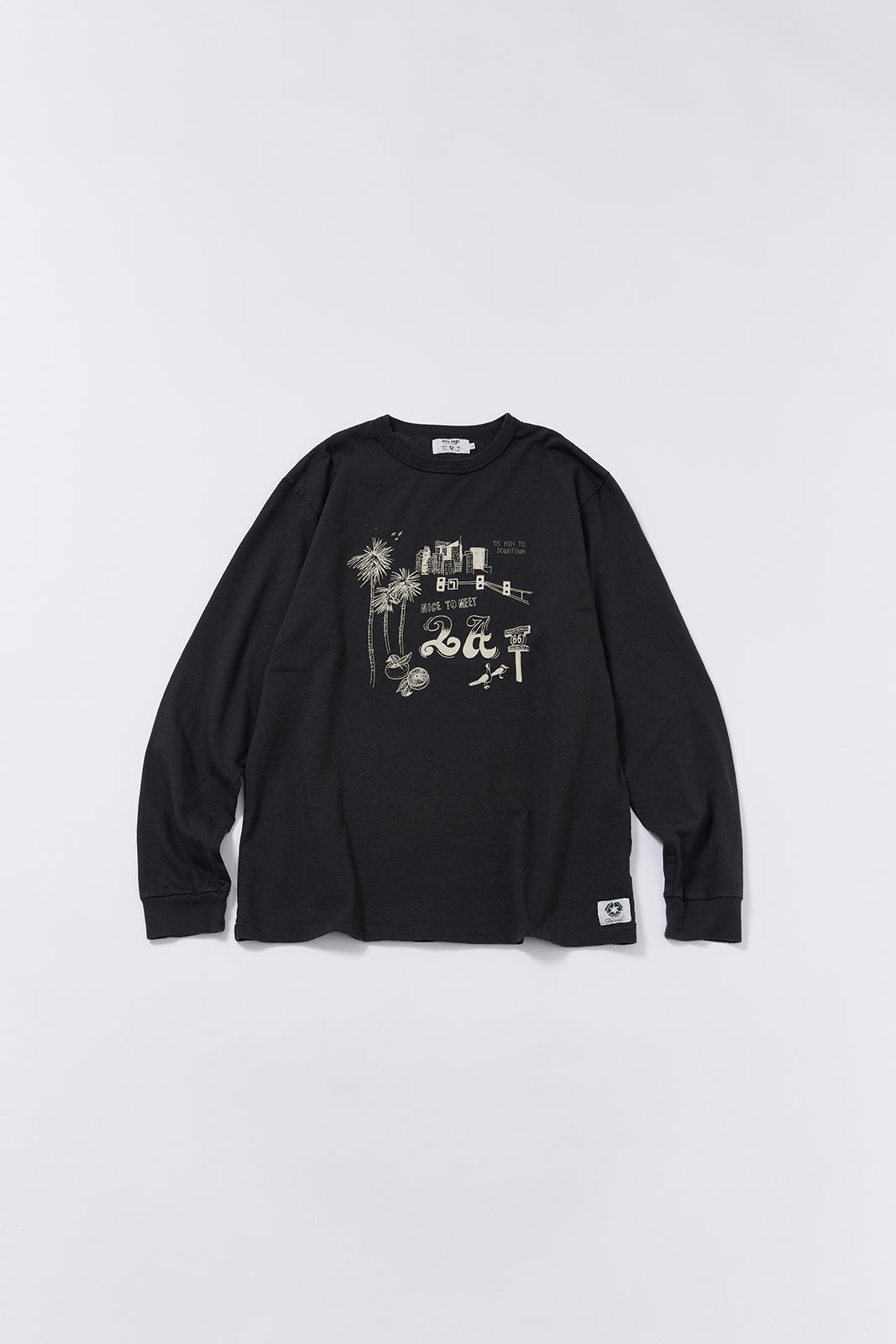 "NICE TO MEET...LA" リサイクルコットンTee