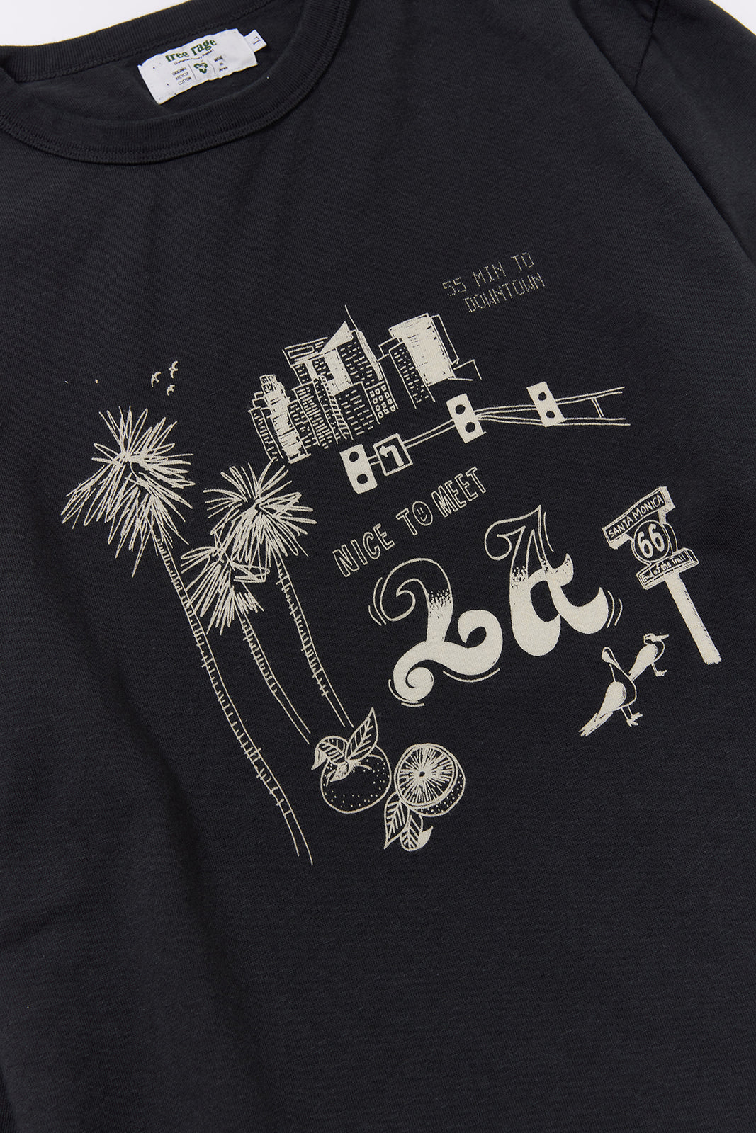"NICE TO MEET...LA" リサイクルコットンTee