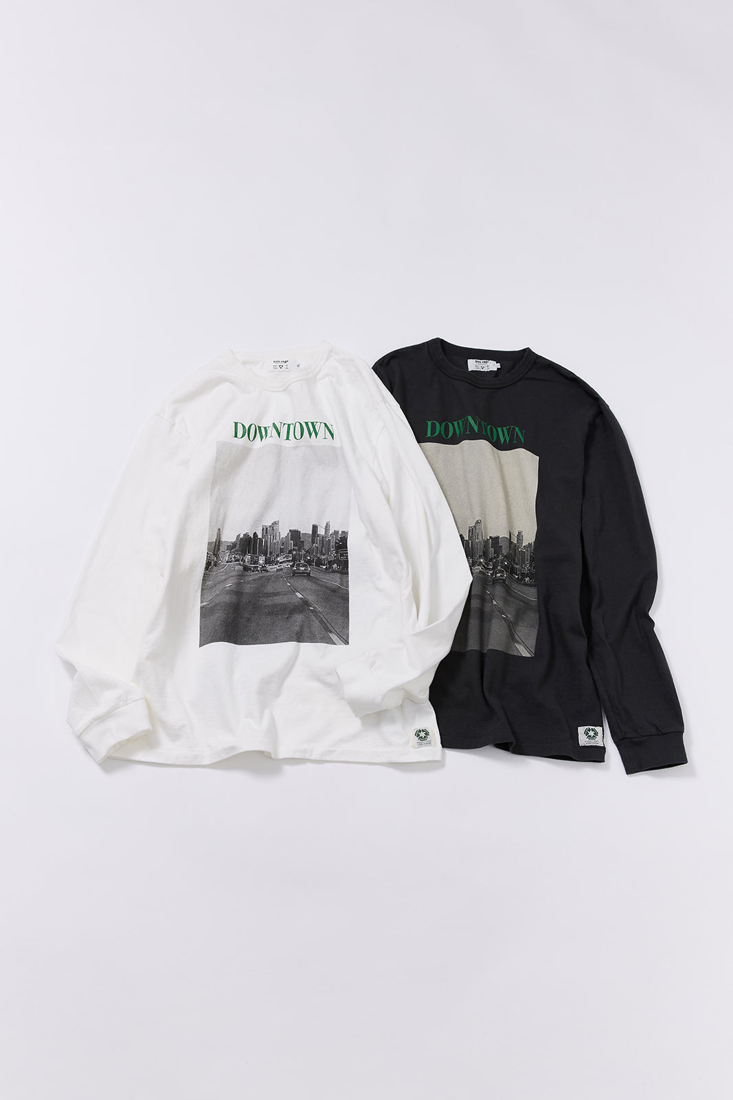"DOWNTOWN" リサイクルコットンTee