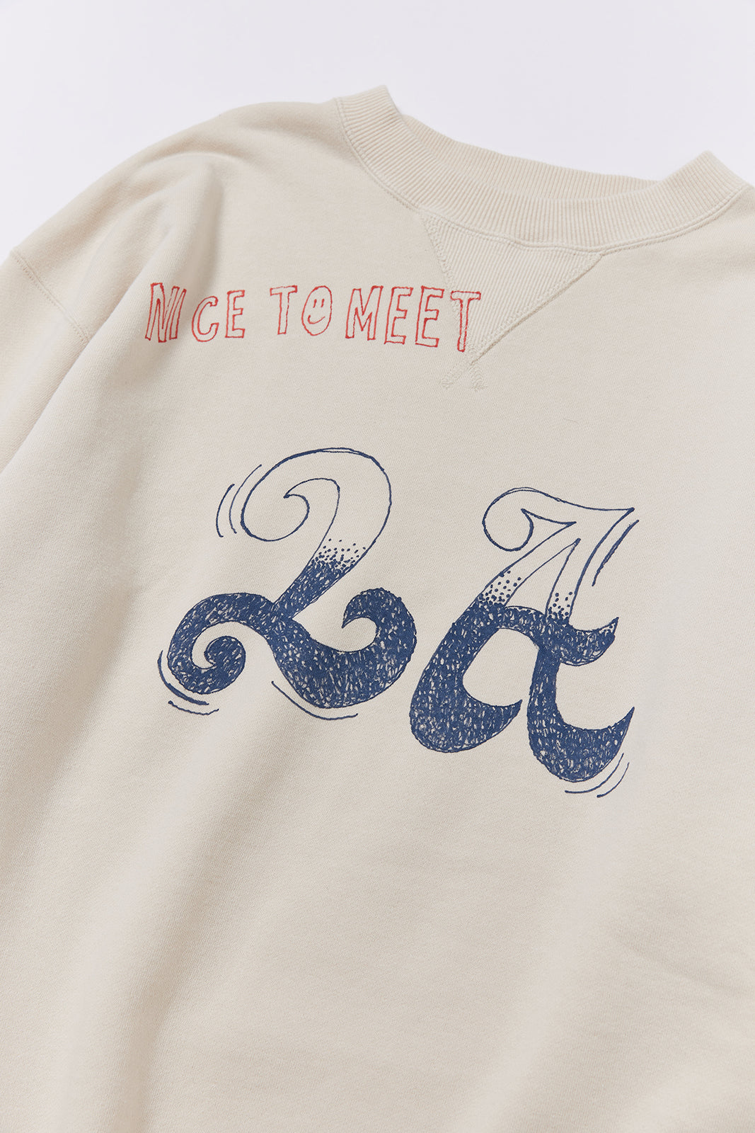 "NICE TO MEET...LA" ハンドペイントクルースウェット