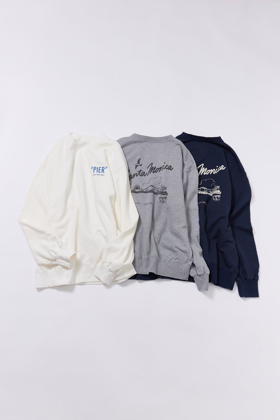 "Santa Monica" クラシッククルースウェット