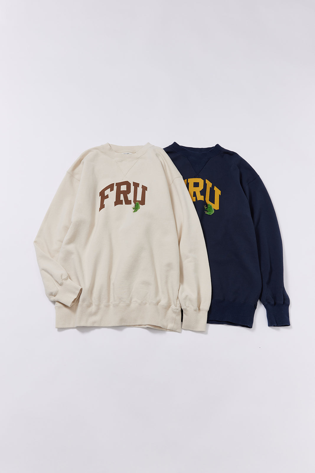 "アオガエル" 職人クルースウェット -FRU Logo ver,-