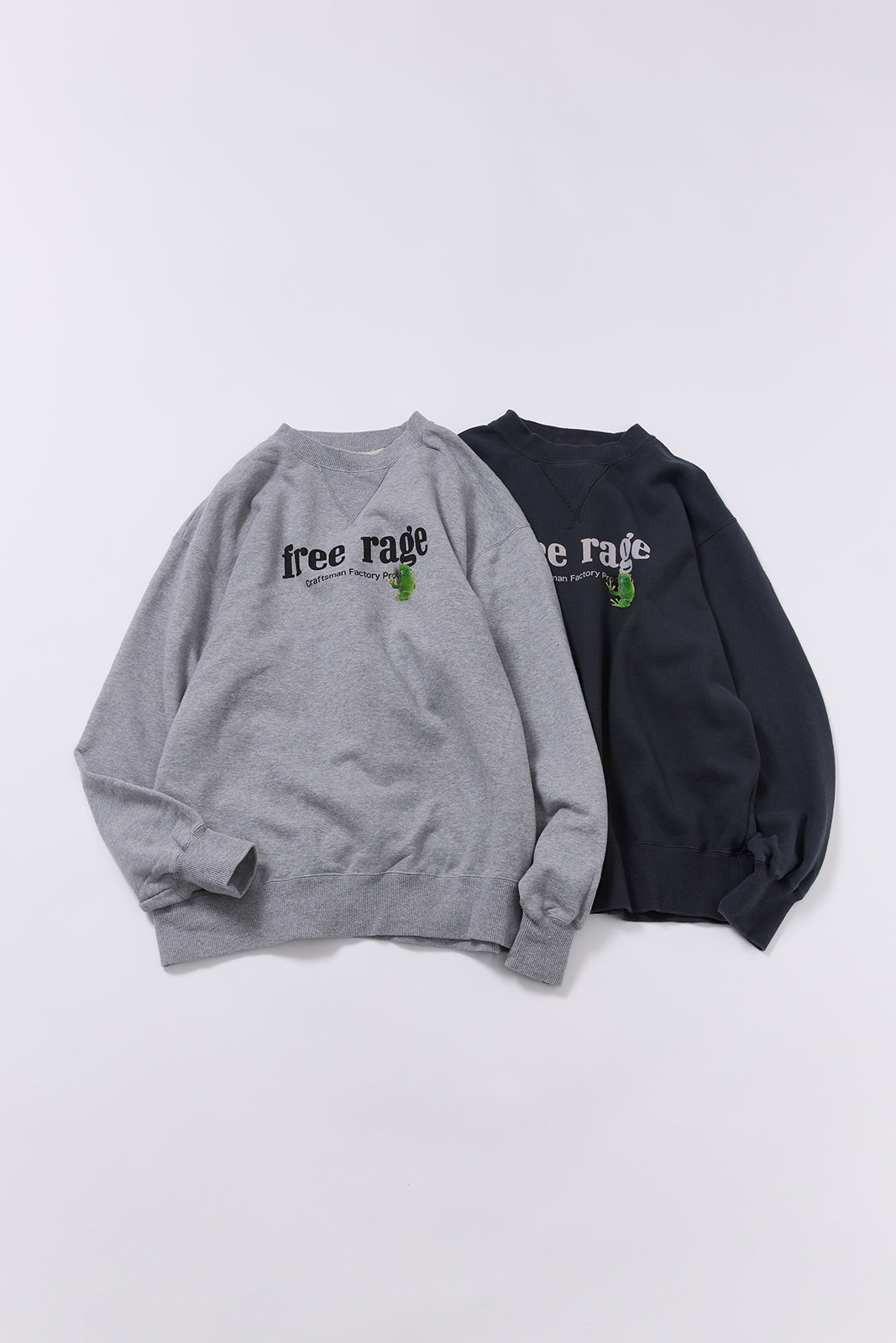 "アオガエル" 職人クルースウェット -Official Logo ver,-