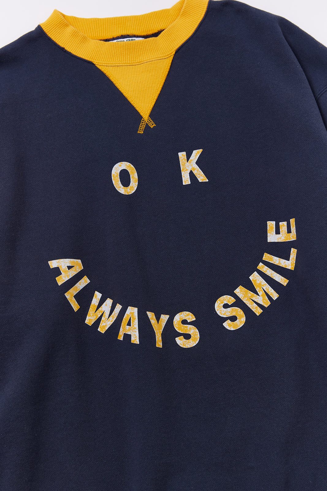 "SMILE"リンガークルースウェット