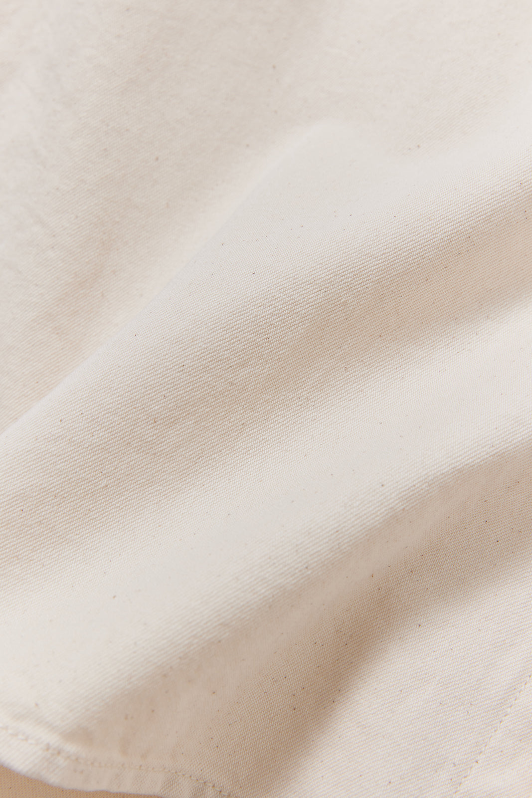 "Standard" ノーカラーデニムシャツ