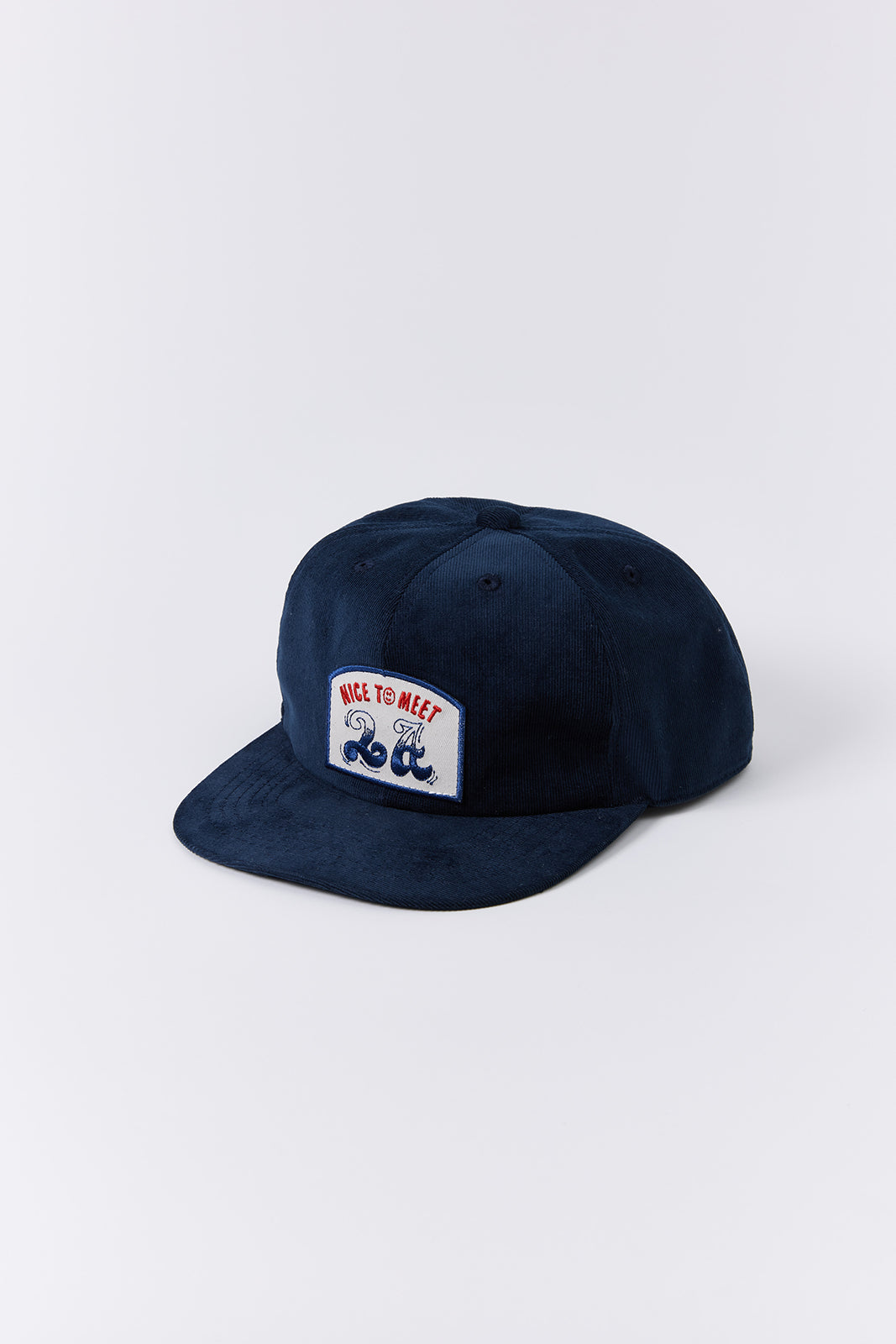 "NICE TO MEET...LA" コーデュロイキャップ