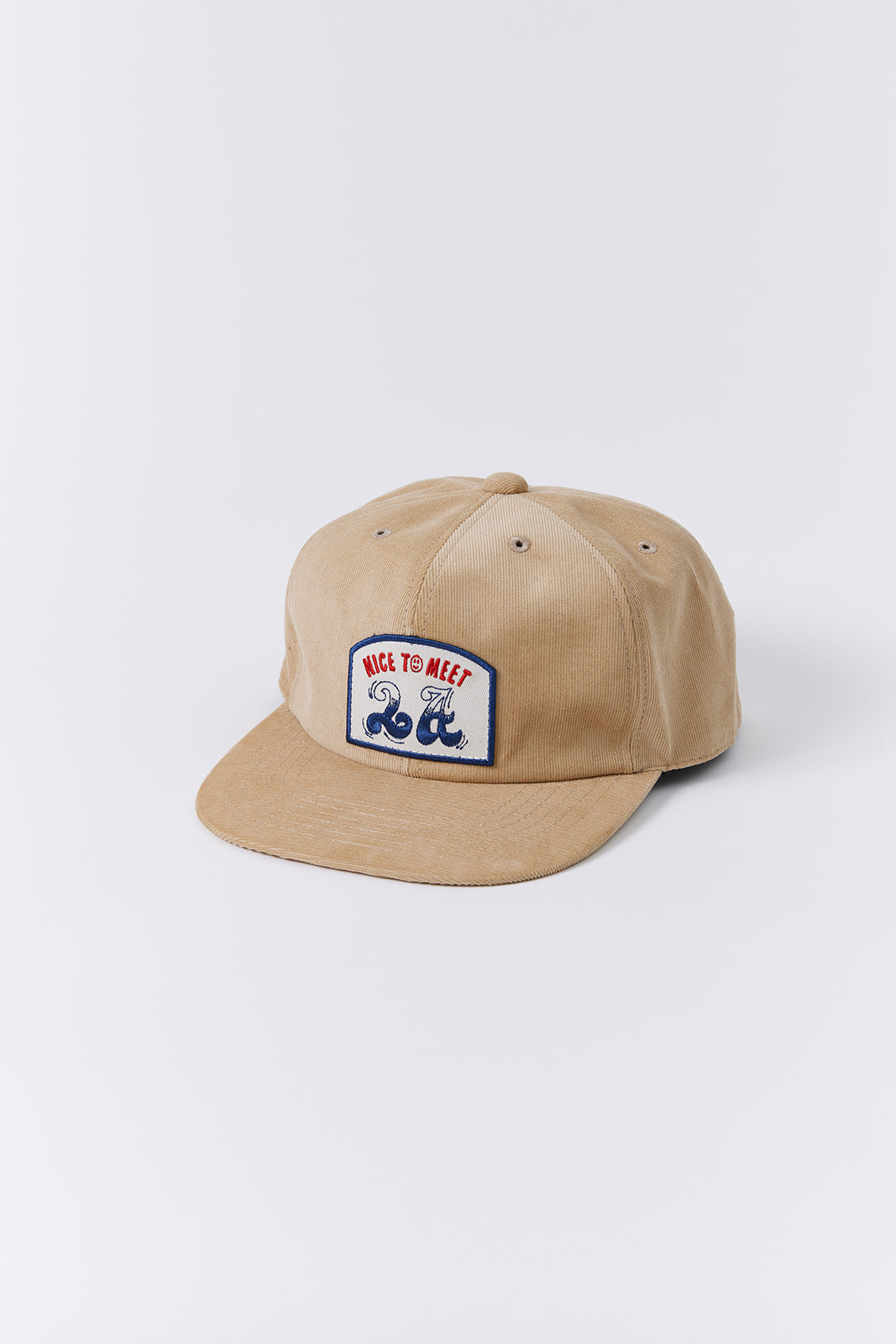 "NICE TO MEET...LA" コーデュロイキャップ