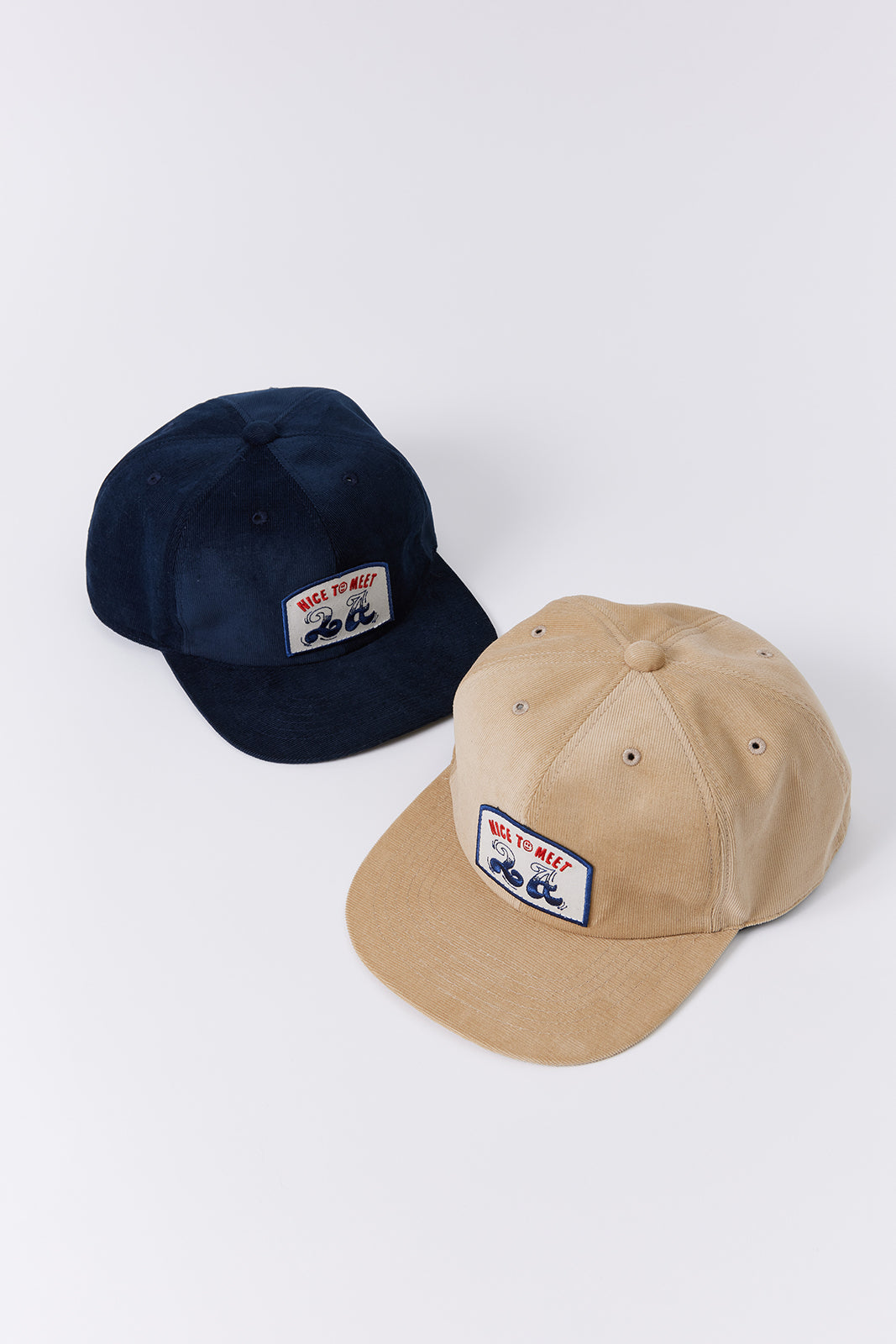 "NICE TO MEET...LA" コーデュロイキャップ