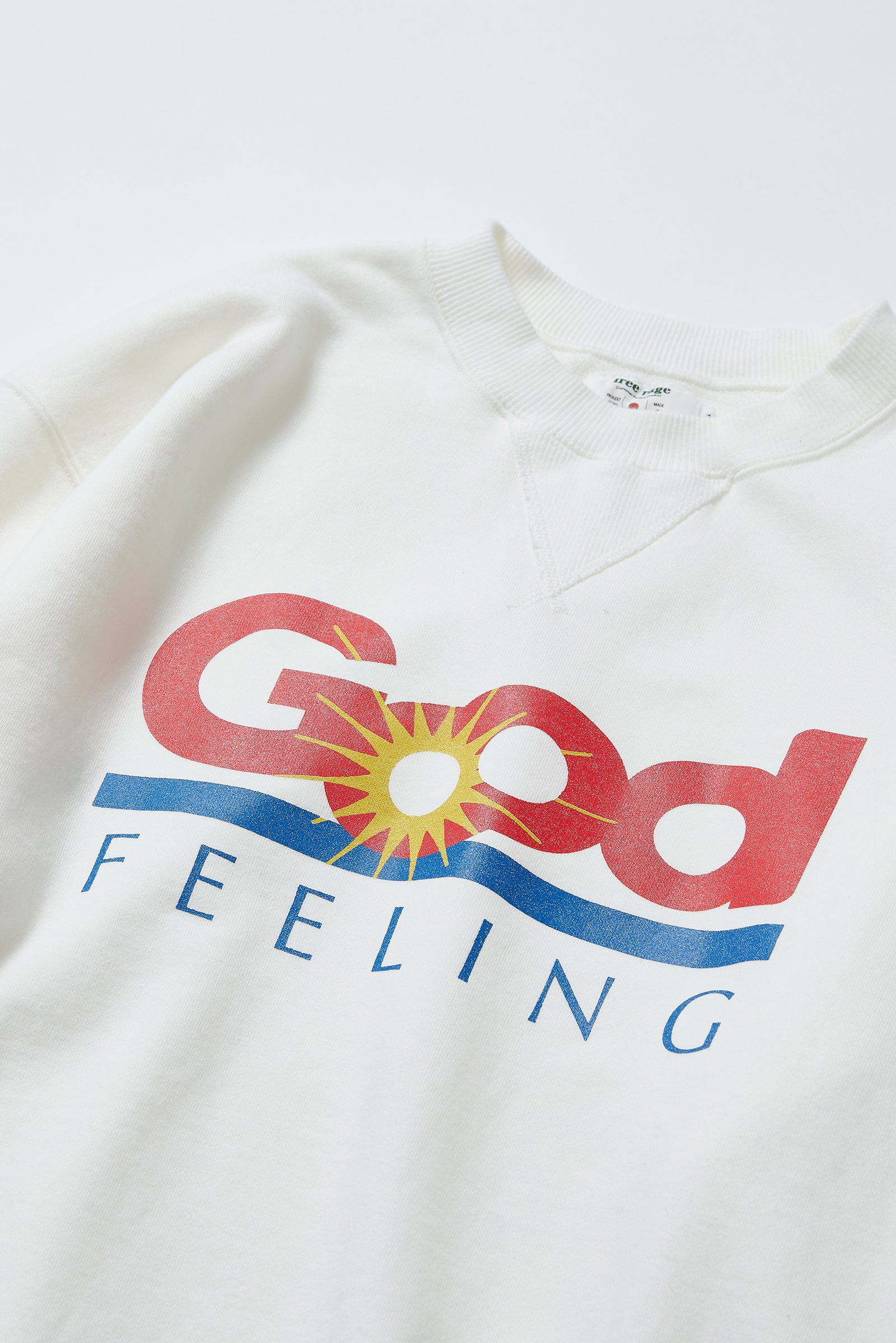 "GOOD FEELING" クラシッククルースウェット