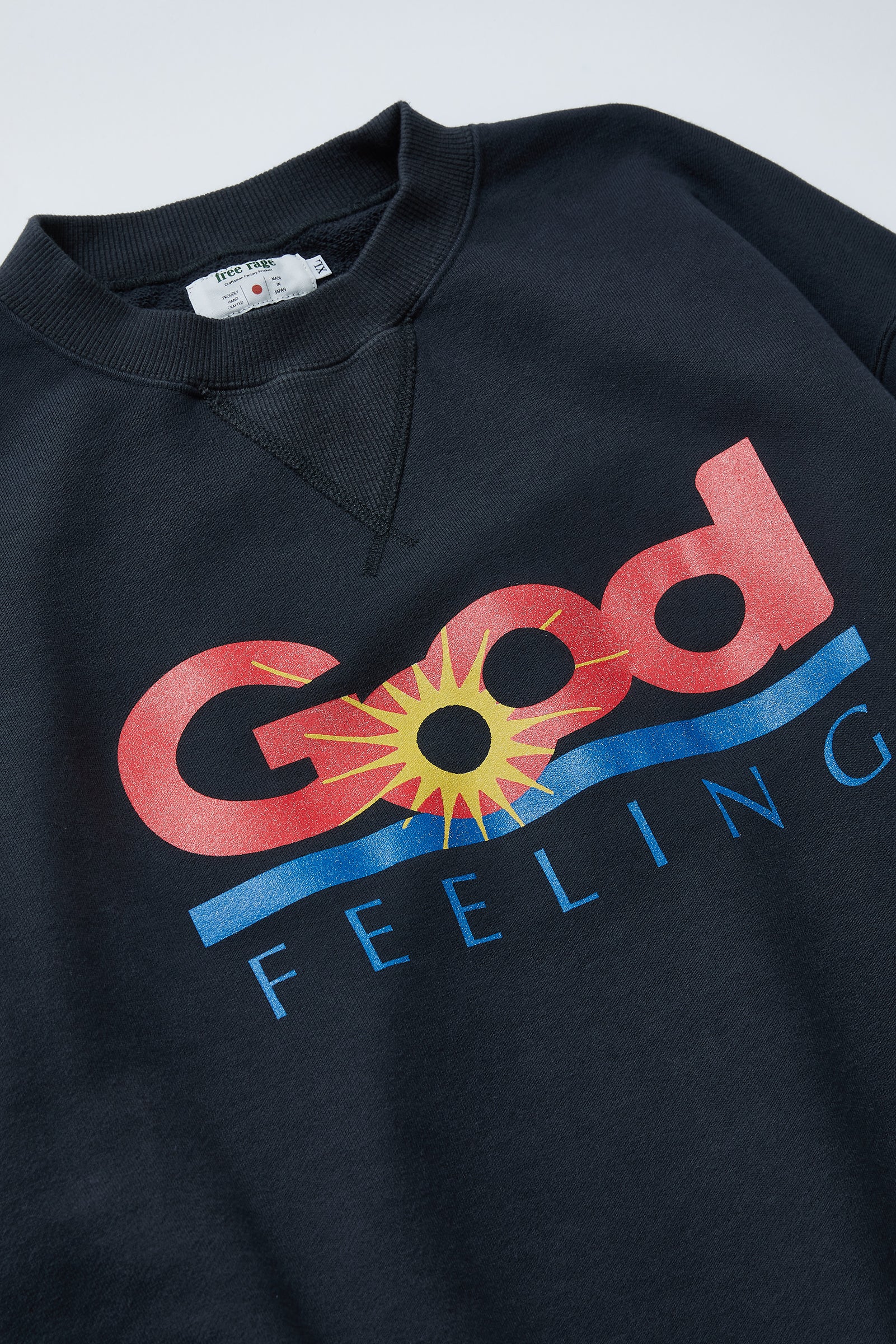 "GOOD FEELING" クラシッククルースウェット