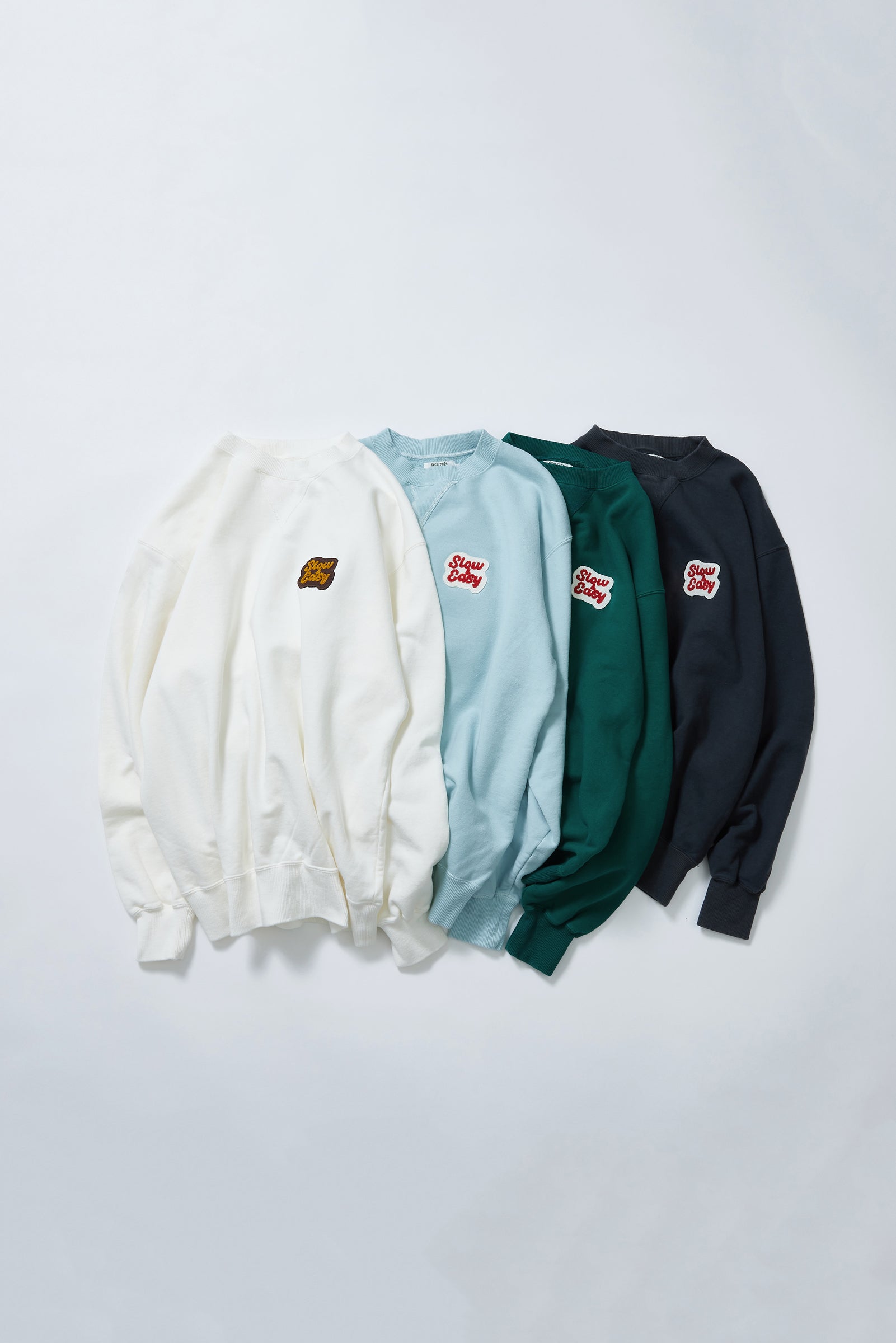 "Slow&Easy" クラシッククルースウェット