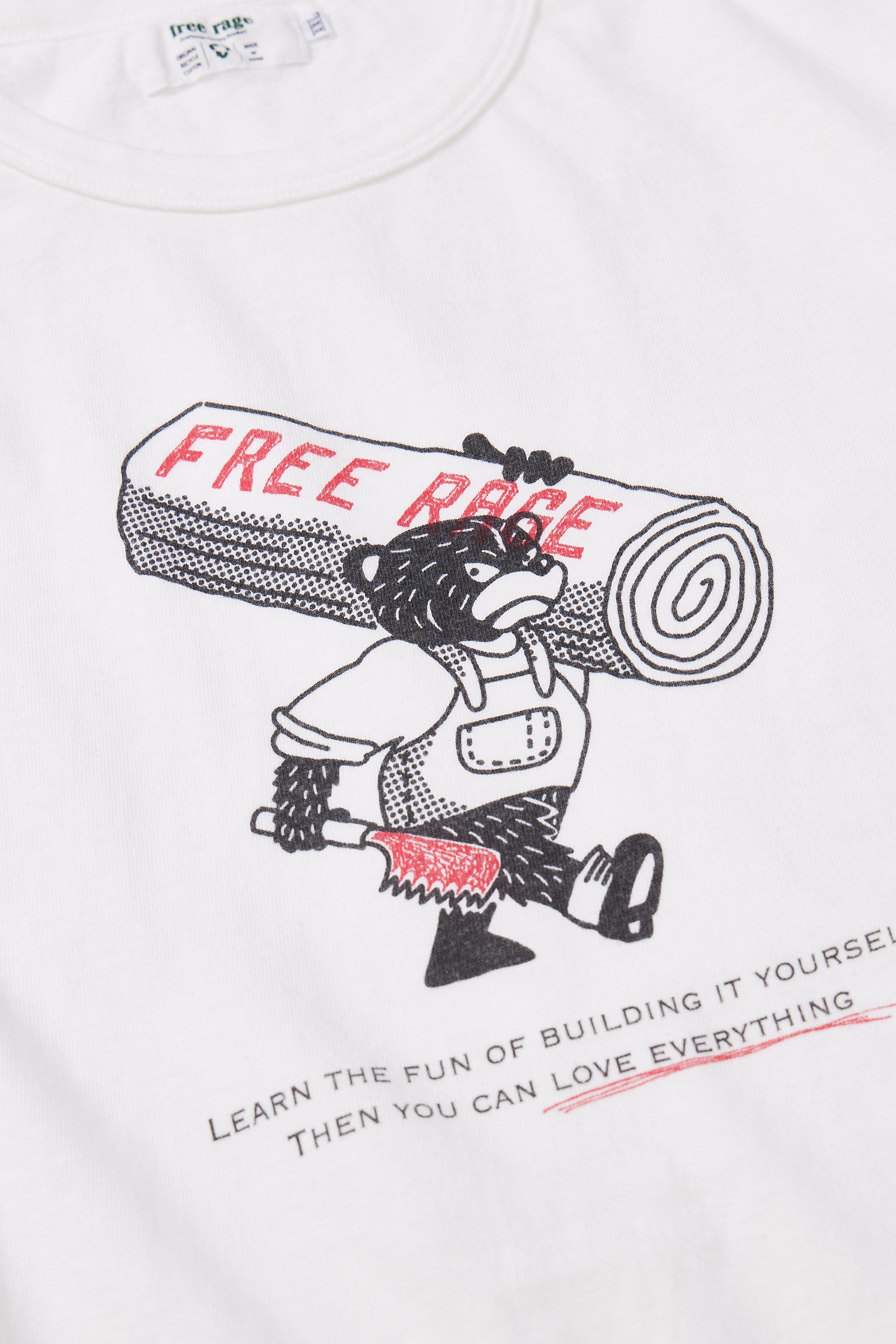 "BUILDING IT YOURSELF" リサイクルコットンTee
