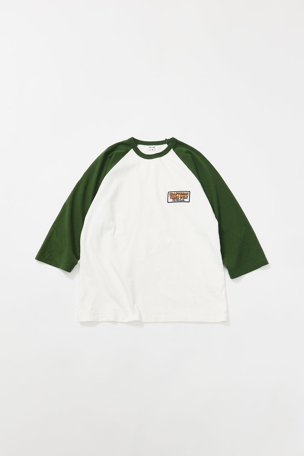 "CRAFTSMAN VIBES ONLY" ラグラン七部袖Tee