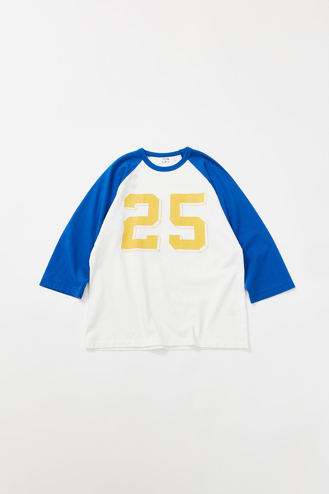 "No.25" ラグラン七部袖Tee