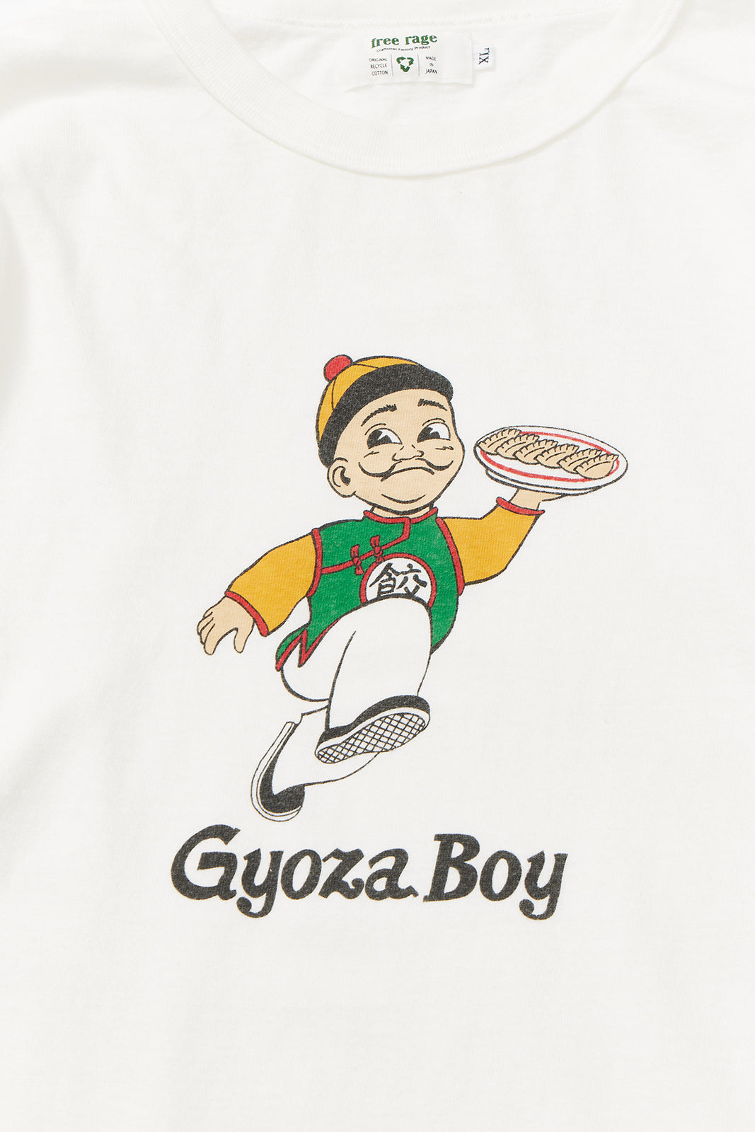 "GYOZA BOY vol.2" リサイクルコットン長袖Tee