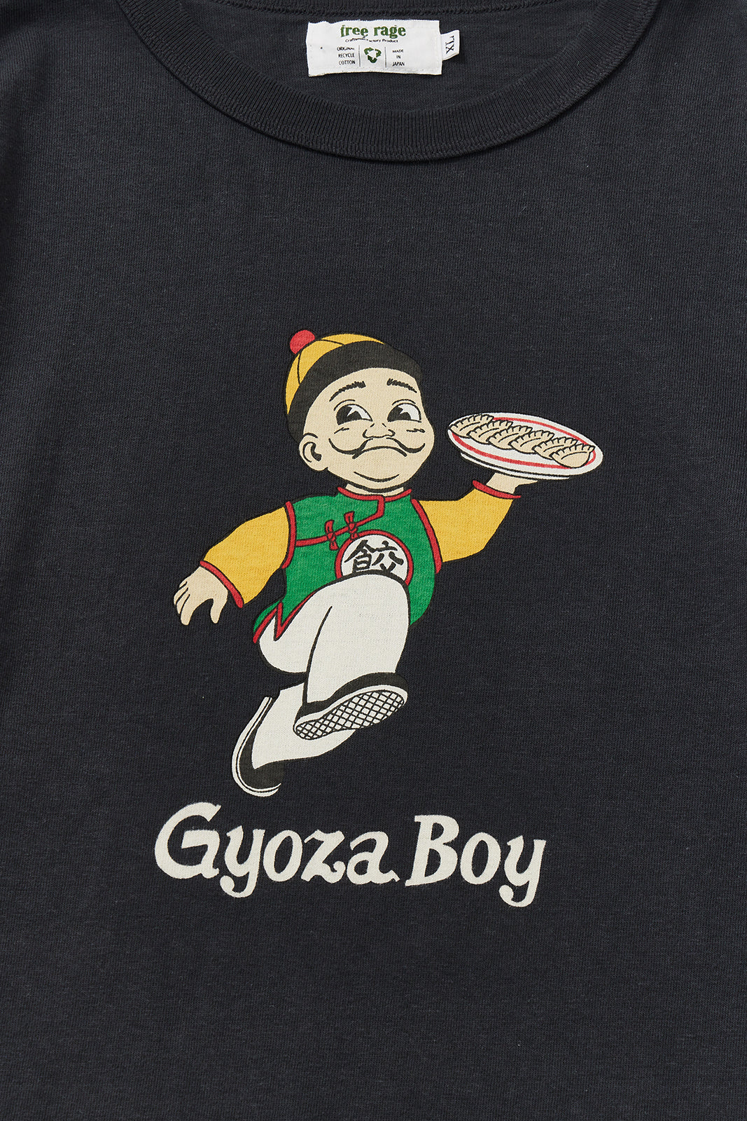 "GYOZA BOY vol.2" リサイクルコットン長袖Tee