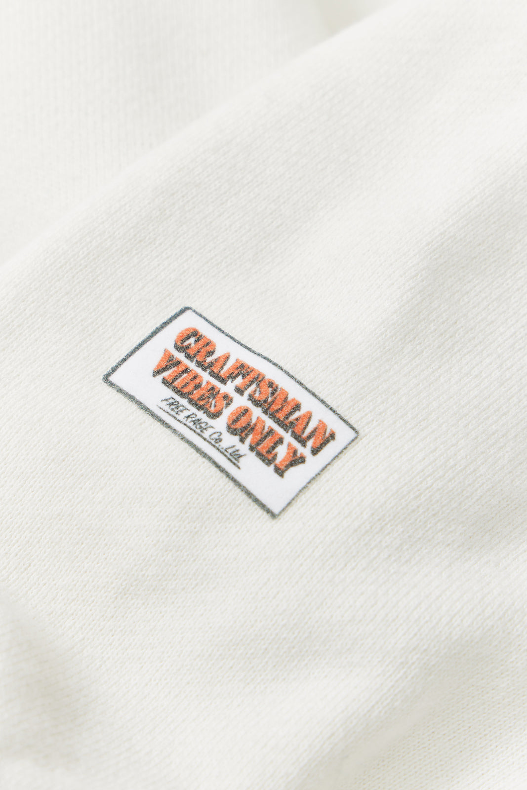 "Hand Stamp" ハンドクラフトスウェット/CRAFTSMAN VIBES ONLY