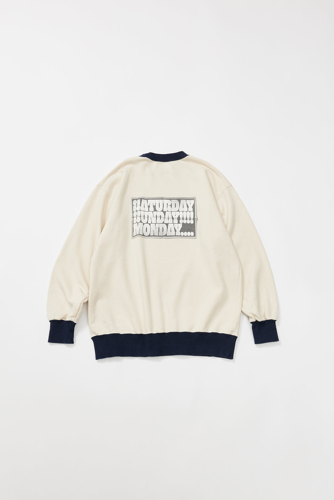 "WEEKEND" リンガークラシッククルースウェット