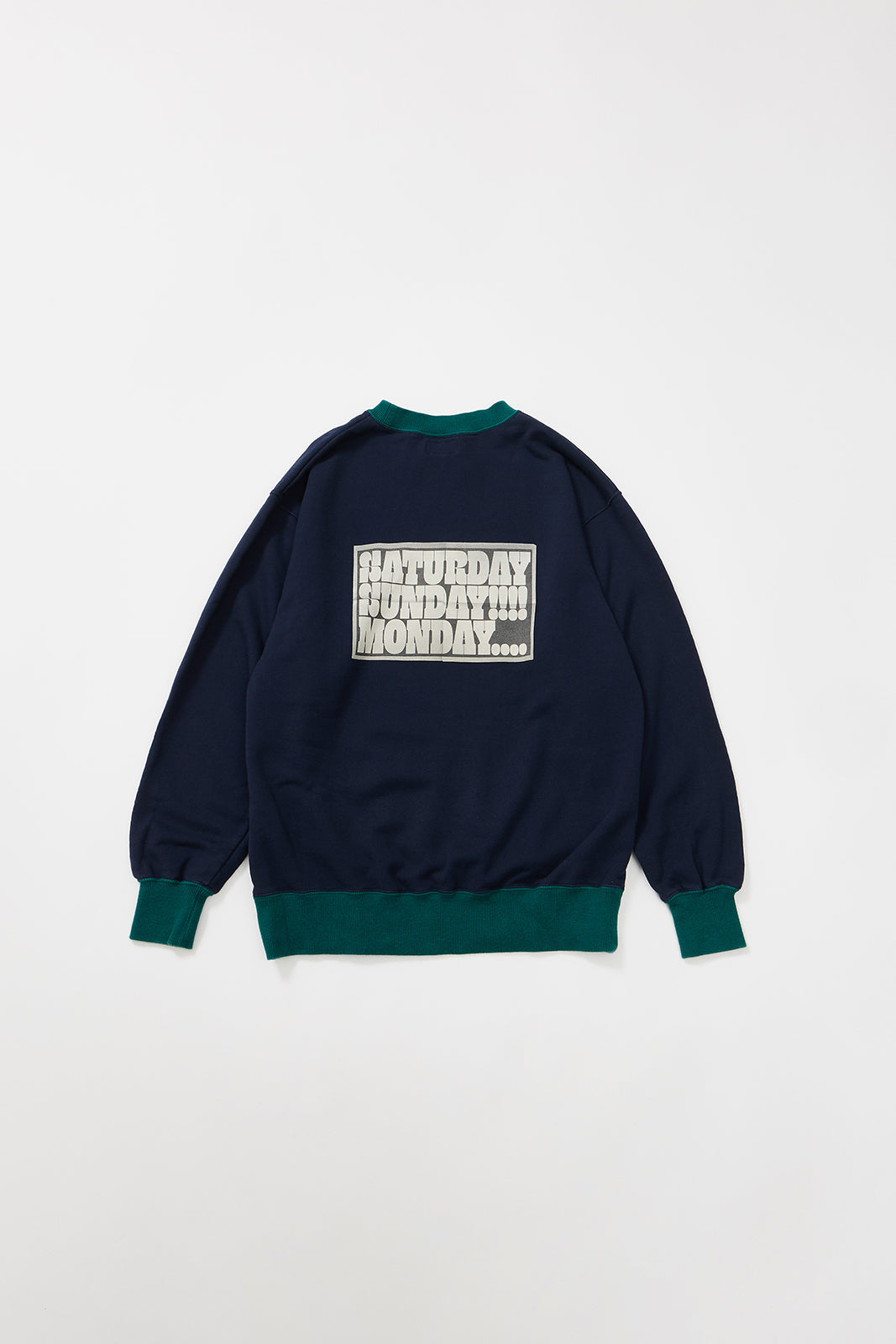 "WEEKEND" リンガークラシッククルースウェット