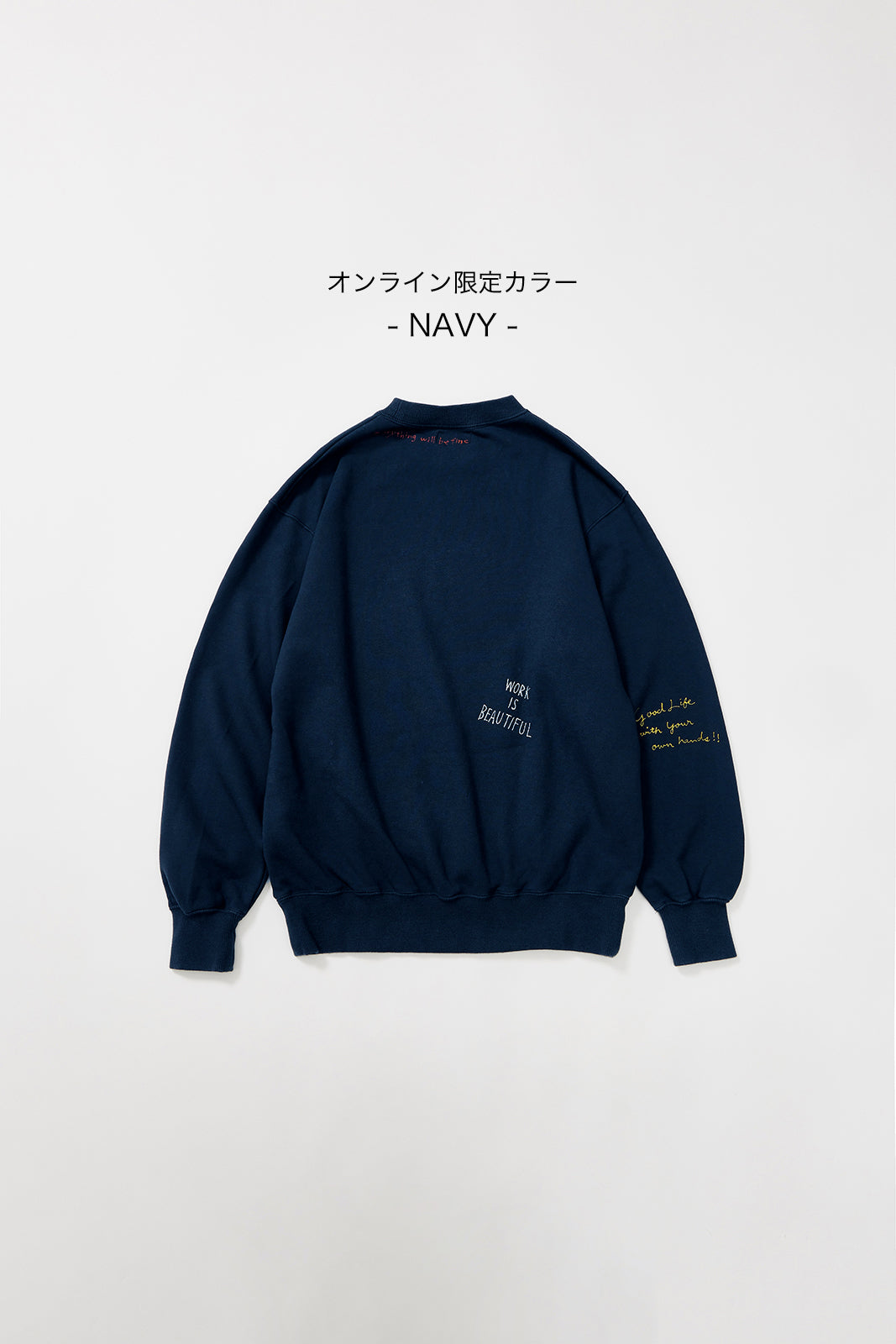 クラシッククルースウェット -Hand Paint-/CRAFTSMAN VIBES ONLY